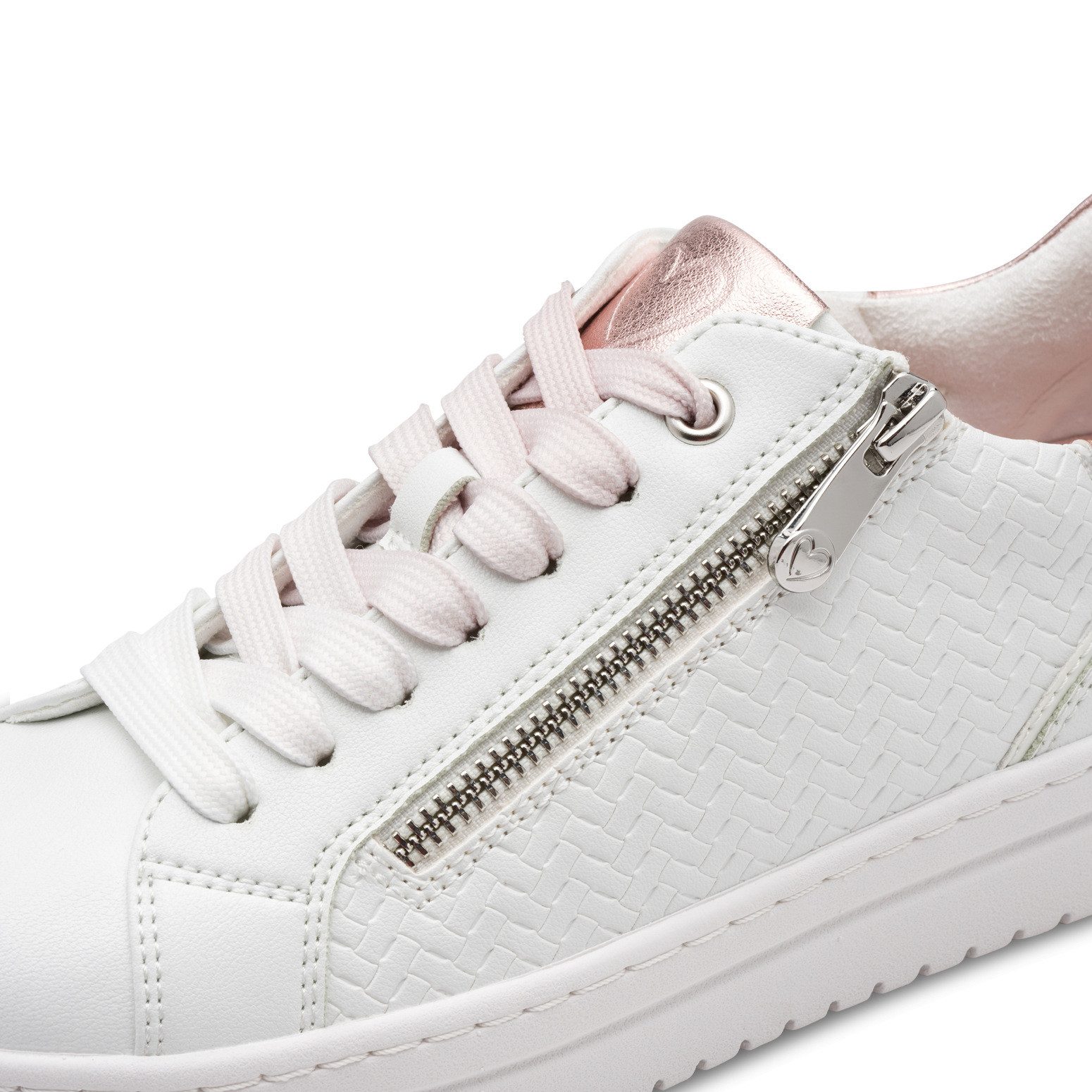 MARCO TOZZI Plateausneaker, Freizeitschuh, Halbschuh, Schnürschuh in veganer Verarbeitung