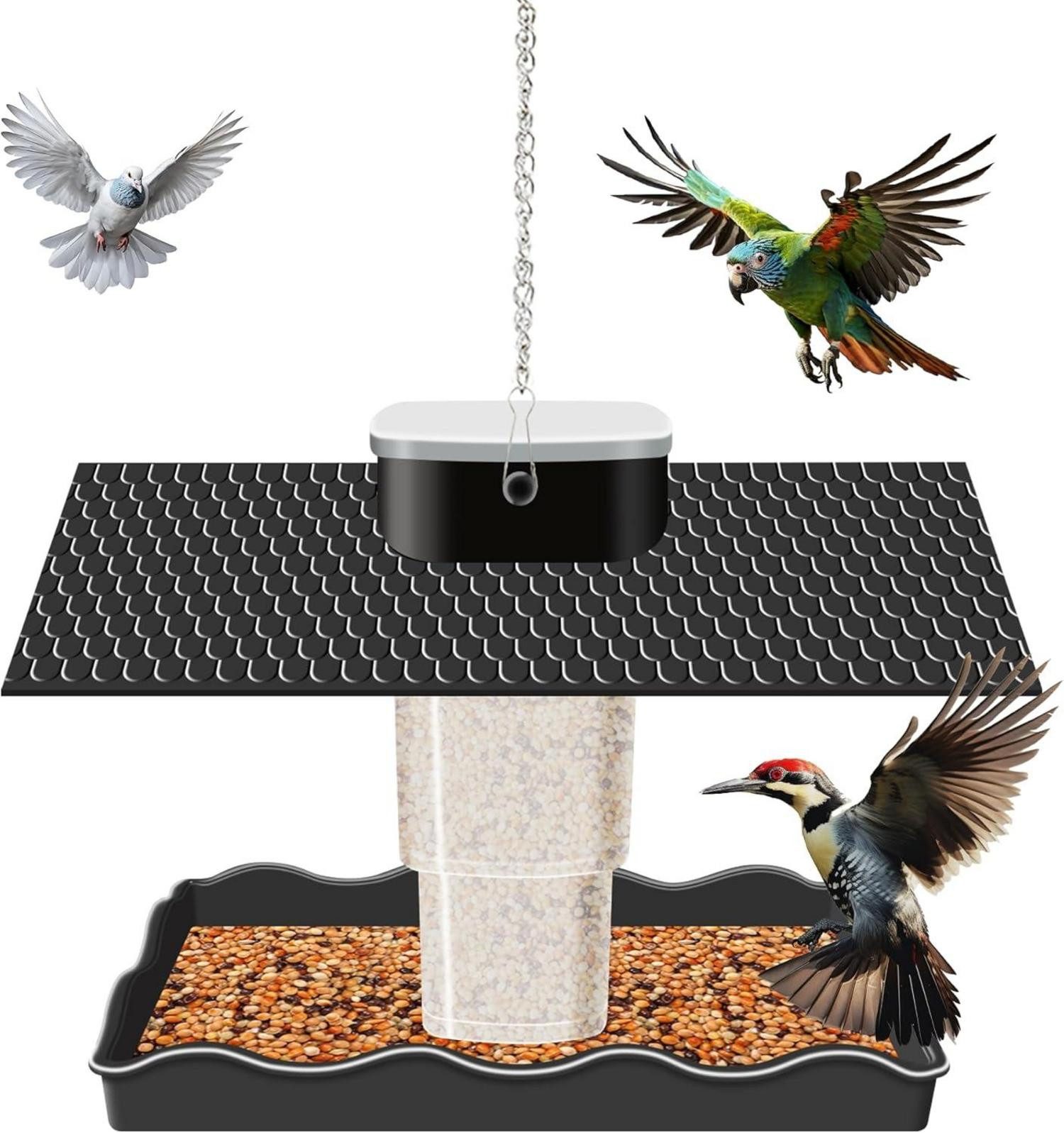 Vogelhaus Faltbares Vogelfutterhaus für Wildvögel – Robuste Vogelfutterstation