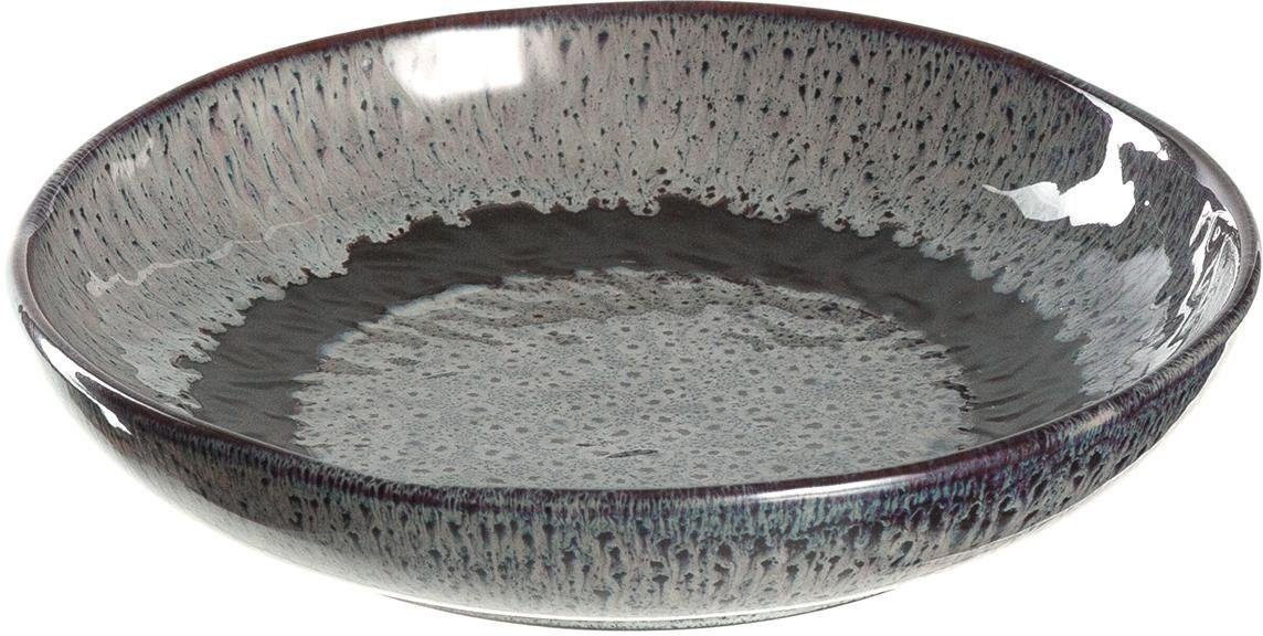 LEONARDO Suppenteller Matera, (6 St), 21 Ø cm anthrazit Keramik