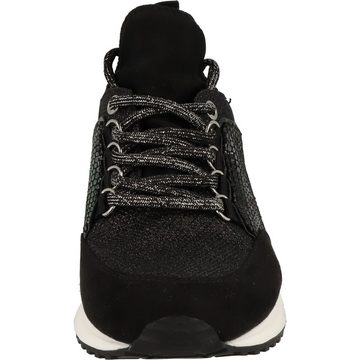La Strada Damen Schuhe Halbschuhe Schnürer 1900356-6042 Black/Silver Sneaker