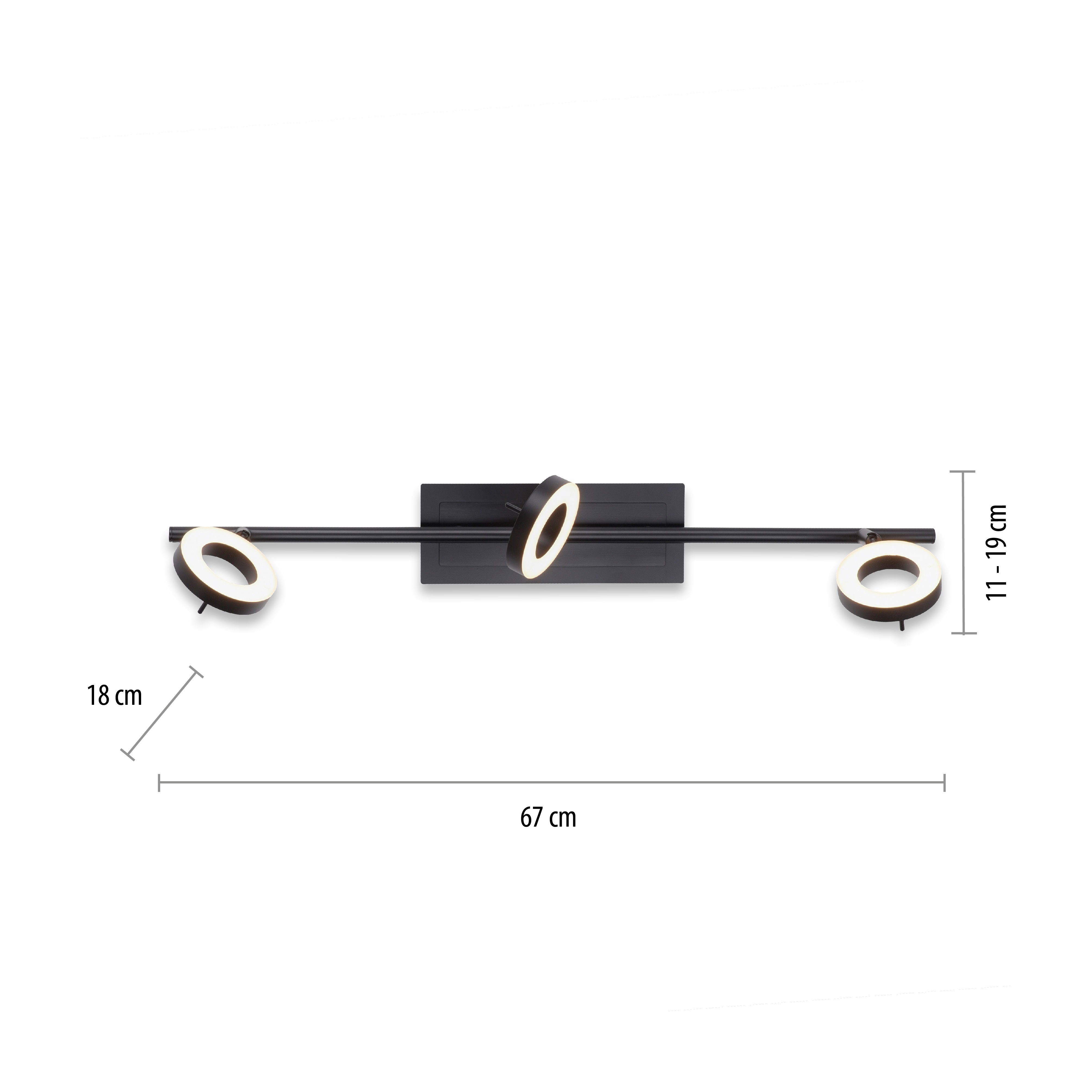 IP44 Neuhaus Warmweiß, fest LED, IP44, integriert, SILEDA, LED Paul Deckenleuchte