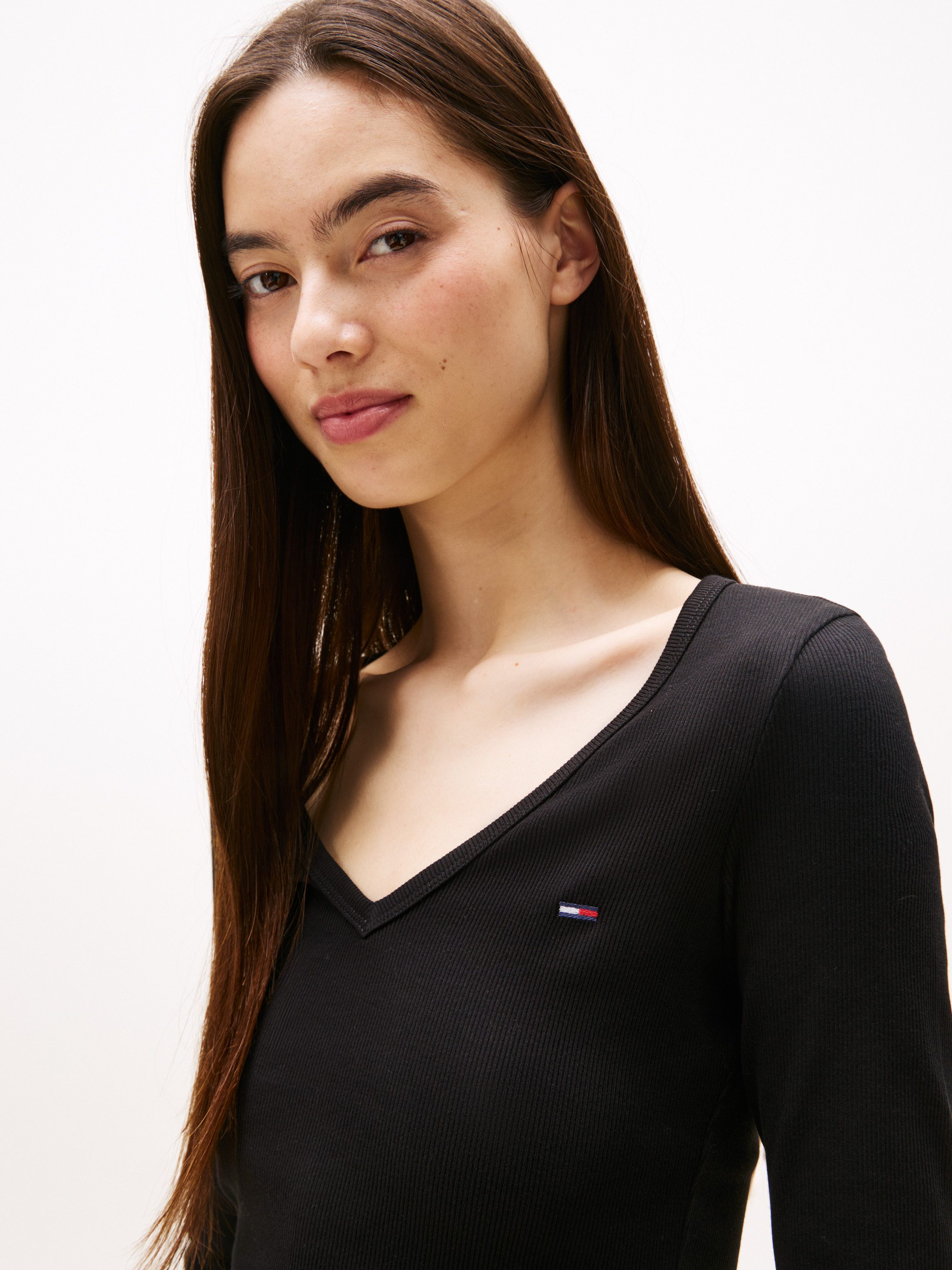 Tommy Jeans Langarmshirt TJW SLIM ESSENTIAL günstig online kaufen