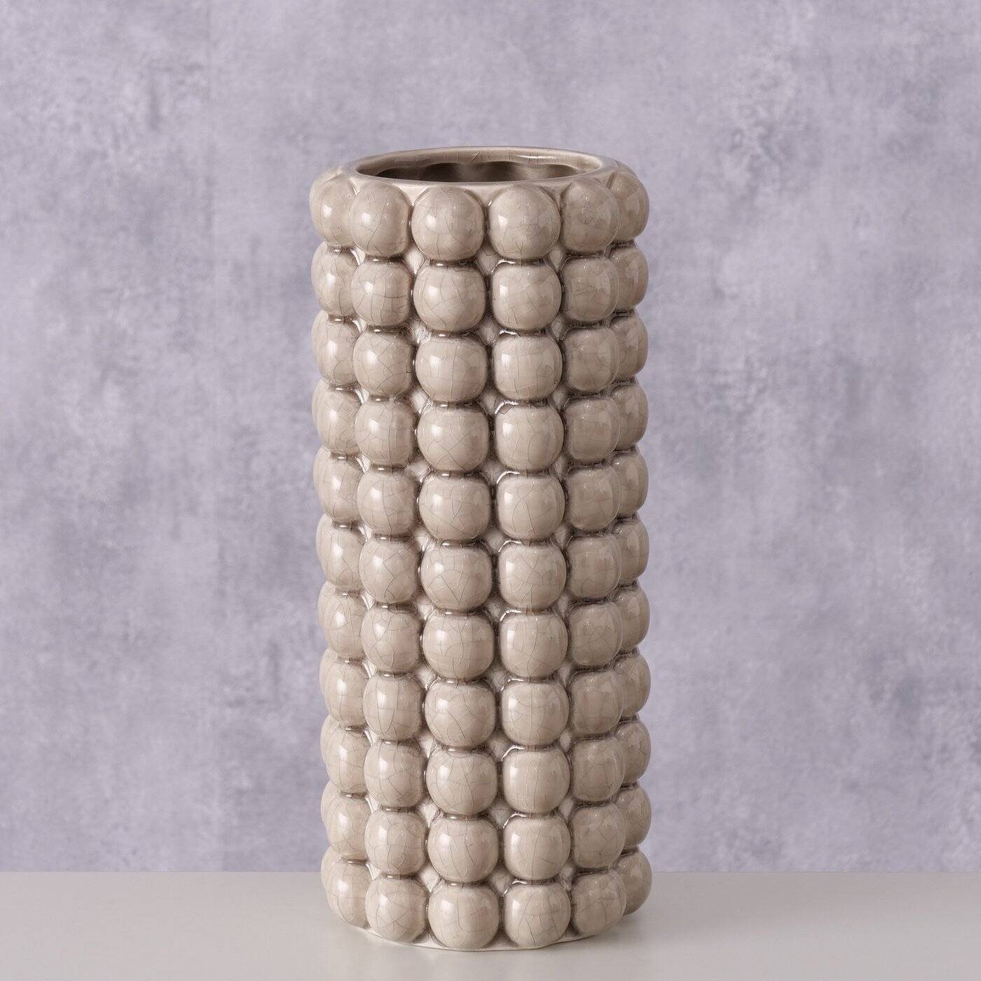 BOLTZE GRUPPE GmbH Dekovase Vase aus Steingut MORTEN, 25 cm (einzeln)