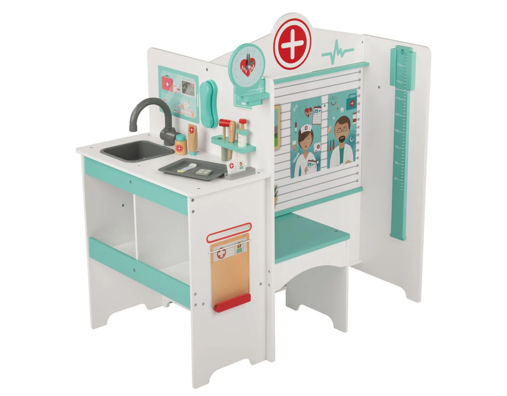 Playtive Игрушки-Arztkoffer Playtive Arztpraxis Игрушкиpraxis mit Blutdruckmonitor & Waschbecken