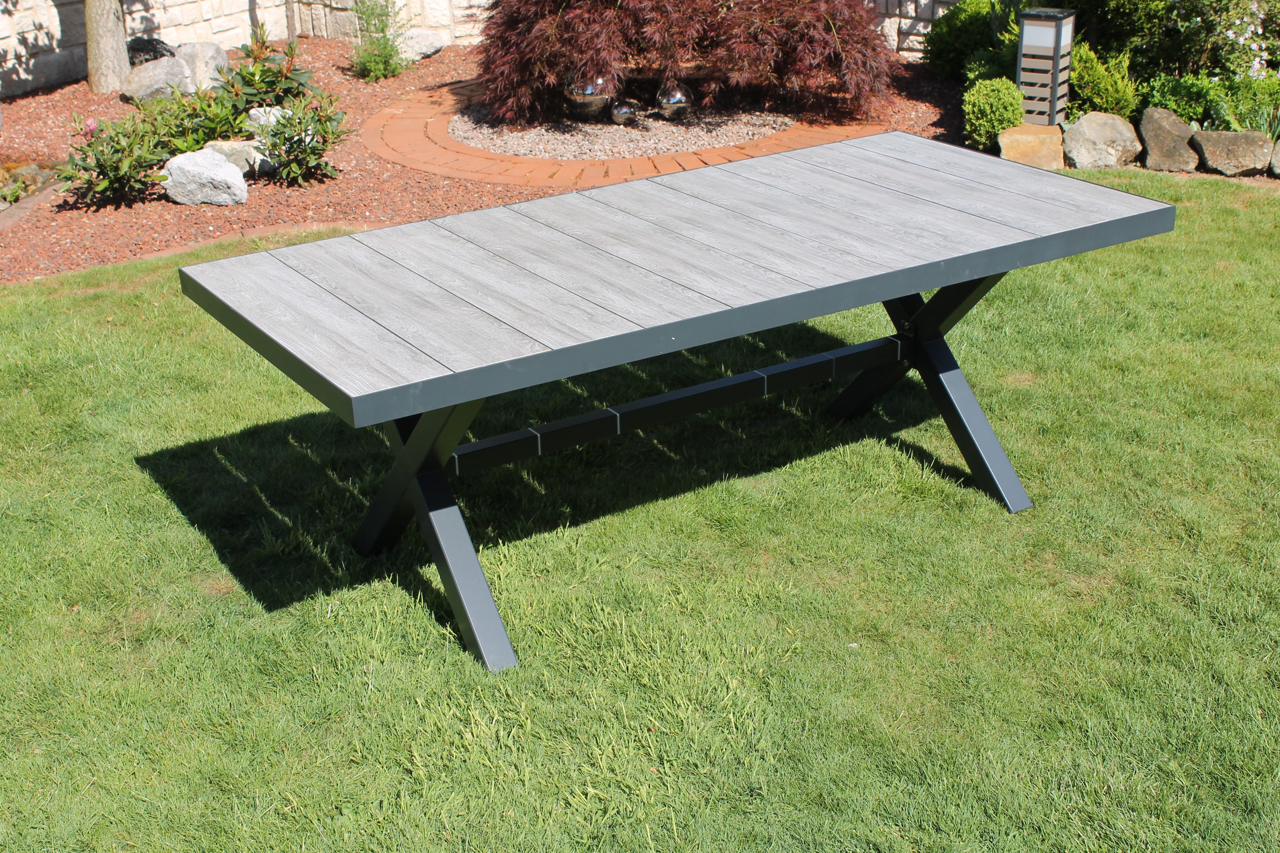 Leco Gartentisch Terrassentisch XXL Tisch Gartentisch Keramiktisch Tisch Manhattan (1 Tisch), XXL Format – Bild 4 von 5