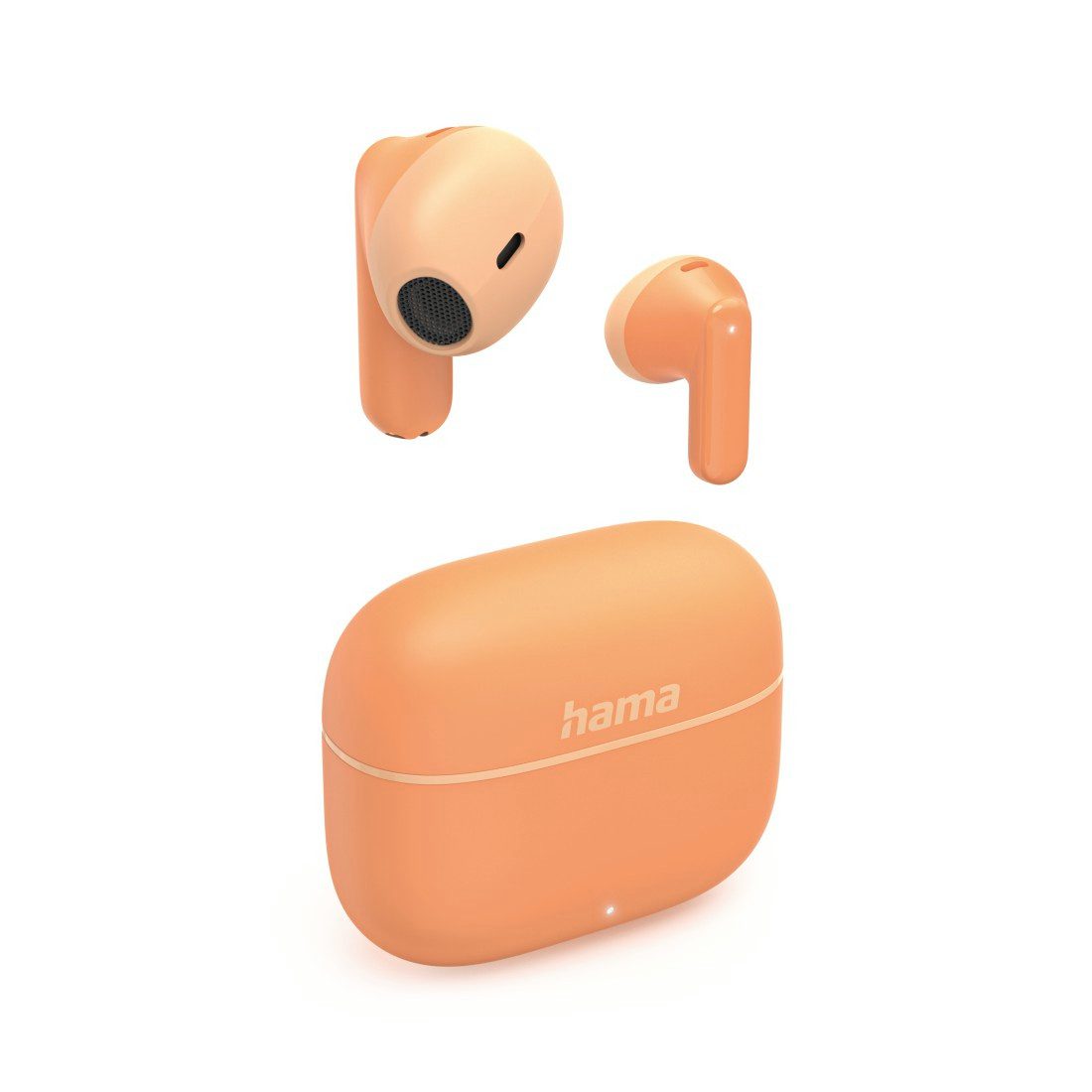 Hama Bluetooth Kopfhörer mit Mikrofon (True Wireless Headset, TWS Earbuds) In-Ear-Kopfhörer (Google Assistant, Siri)