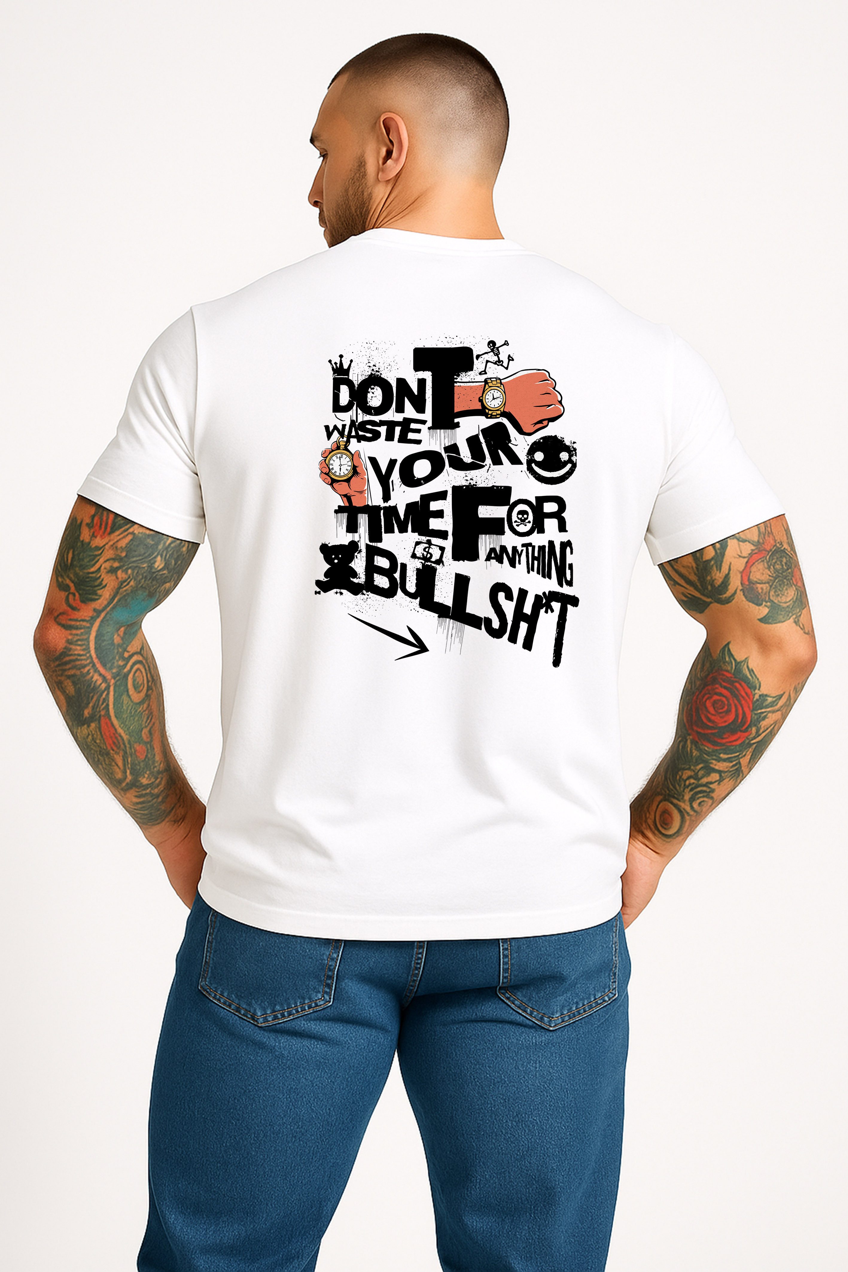 Banco Print-Shirt Herren „Don’t Waste Time“ günstig online kaufen
