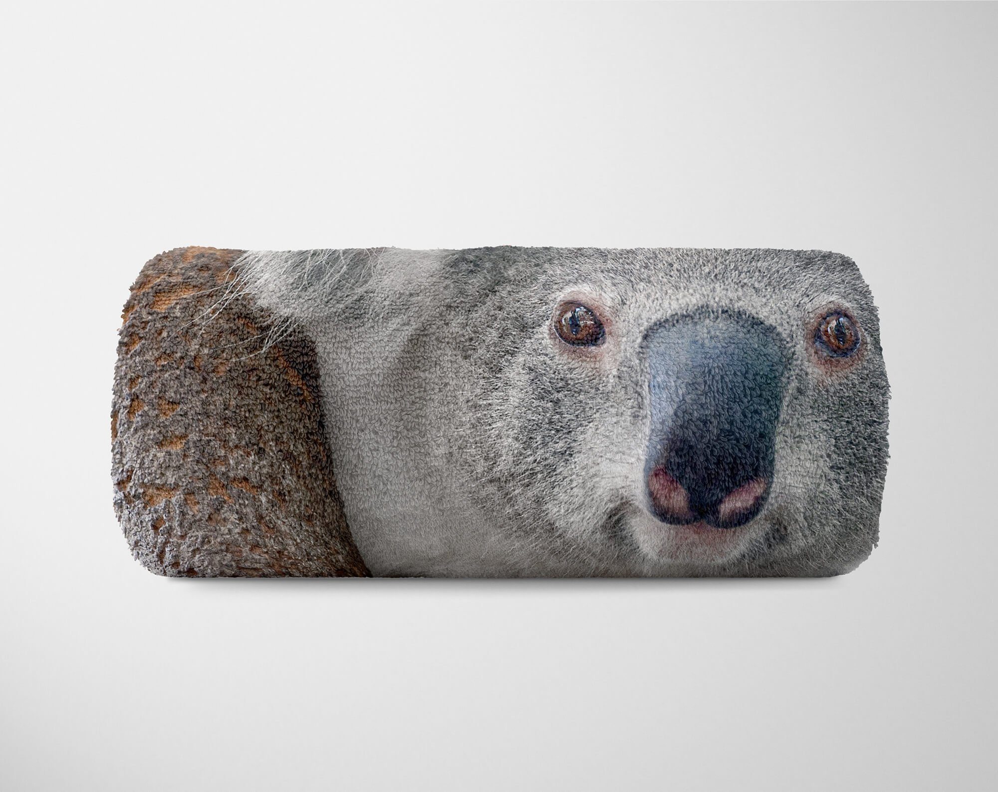 Handtücher Handtuch Strandhandtuch Saunatuch Kuscheldecke mit Tiermotiv Koalabär Koala Aus, Baumwolle-Polyester-Mix (1-St), Handtuch – Bild 5 von 5