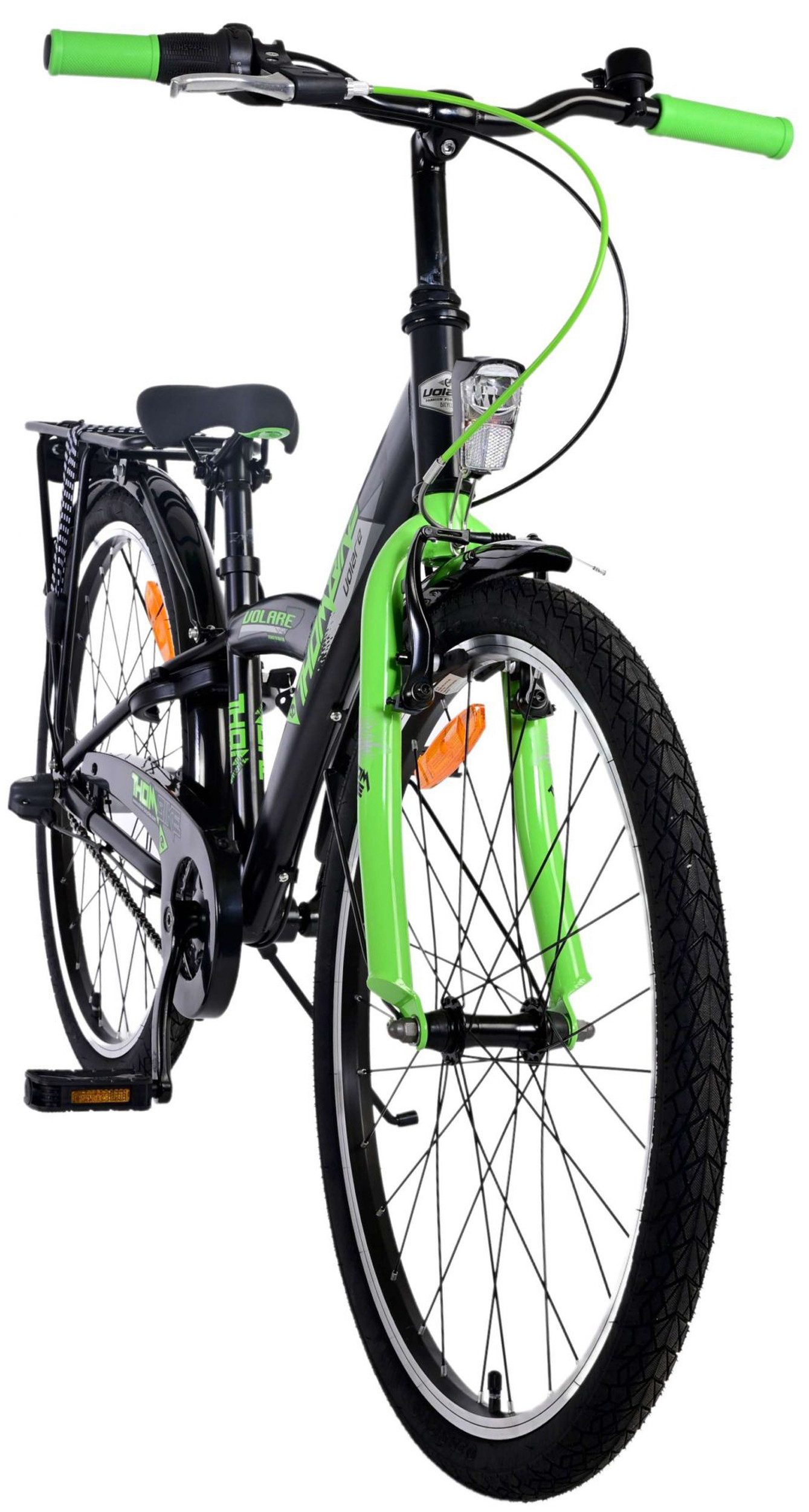 TPFSports Kinderfahrrad Volare Thombike 24 Zoll Rücktritt + Handbremse, 3 Gang, (Jungsfahrrad - Jungen Kinderrad - 3 Gänge - Sicherheitsgriffe), Kinderfahrrad 24 Zoll - Jugend Fahrrad - Kinder Jugend Fahrrad