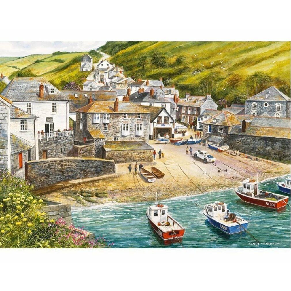 GIBSONS Puzzle GIBSONS Puzzle Port Isaac, Cornwall 500 Teile, Puzzleteile