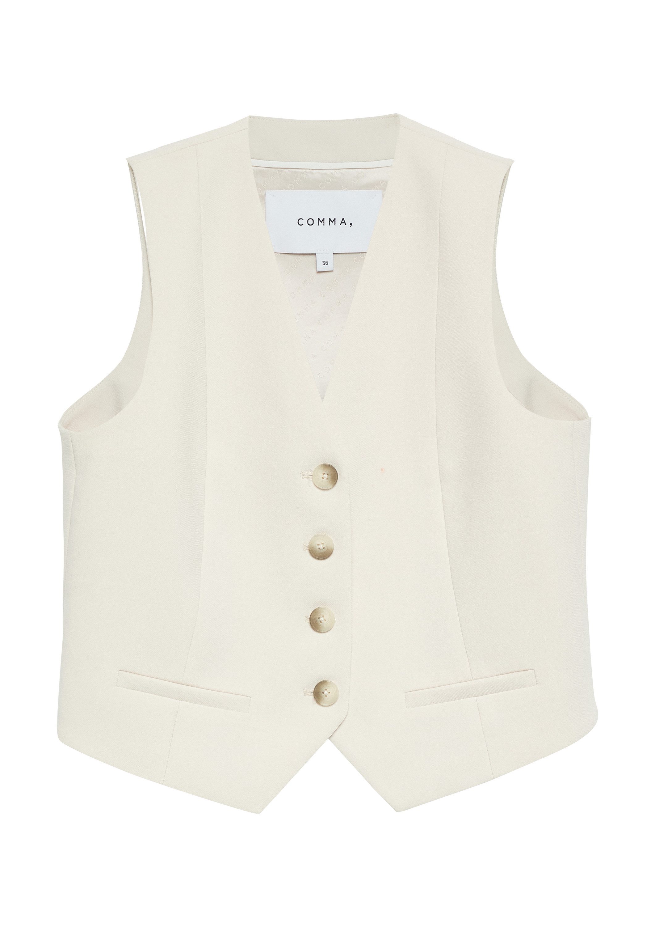 comma Jackenblazer Indoor-Weste Kurze Anzug-Weste günstig online kaufen