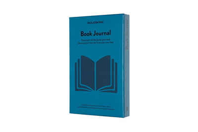 MOLESKINE Notizbuch, Passion Journal Bücher - Groß (13x21) - mit festem Einband - 70g-Papier - Blau