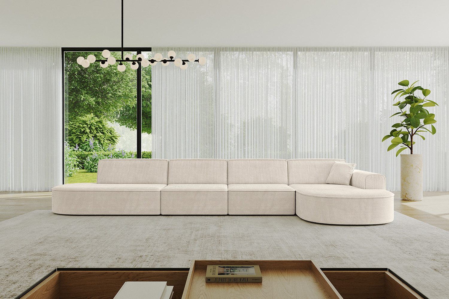ALTDECOR Ecksofa MARI-L3, Sofa Praktische Bequeme Funktionsecke Couch L-Form Eckcouch, Corner Sofa L-Form Vielseitige Sofa Wohnlandschaft Wohnzimmer