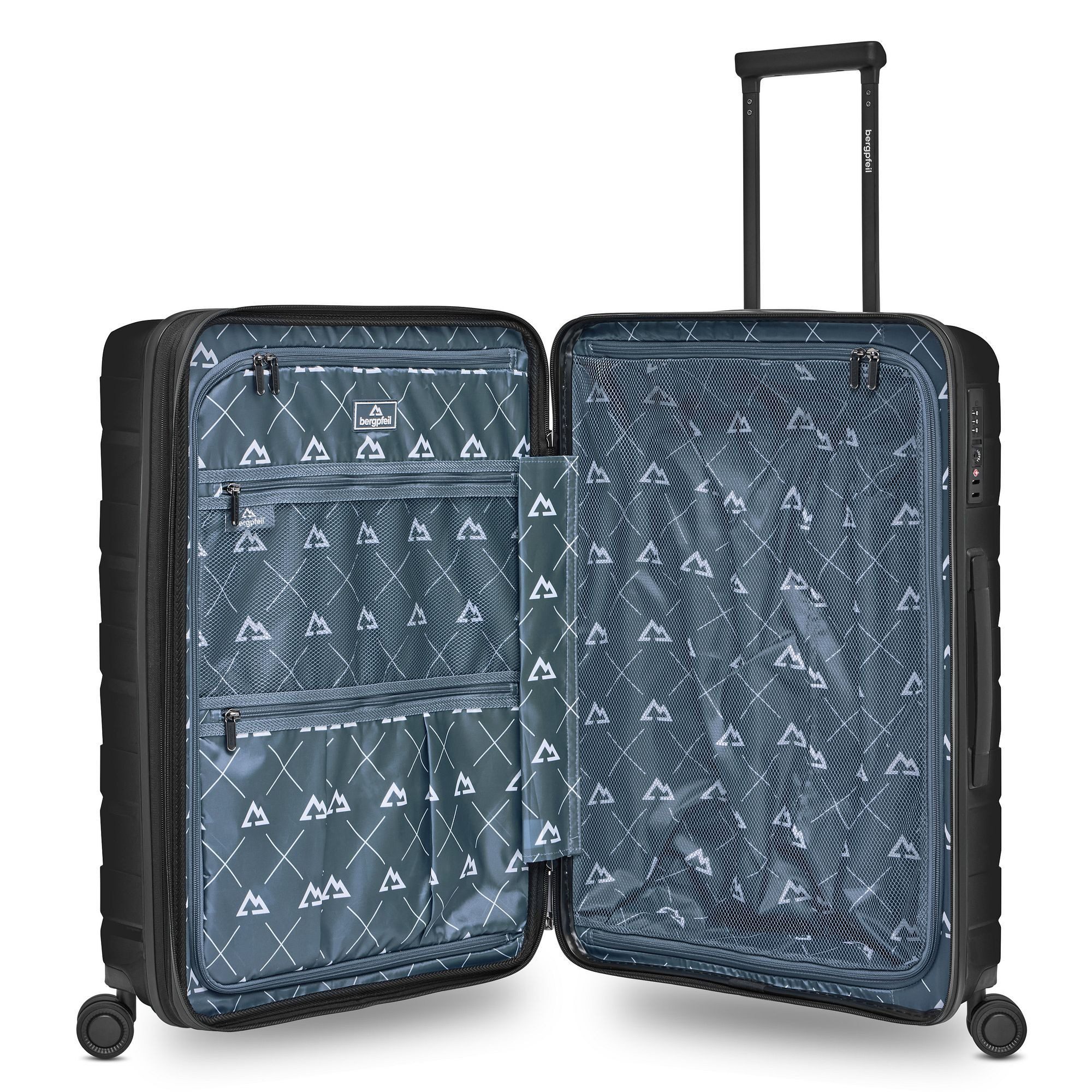 Bergpfeil Trolley Travel 4 Rollen Trolley M 66 cm mit Dehnfalte – Bild 5 von 5