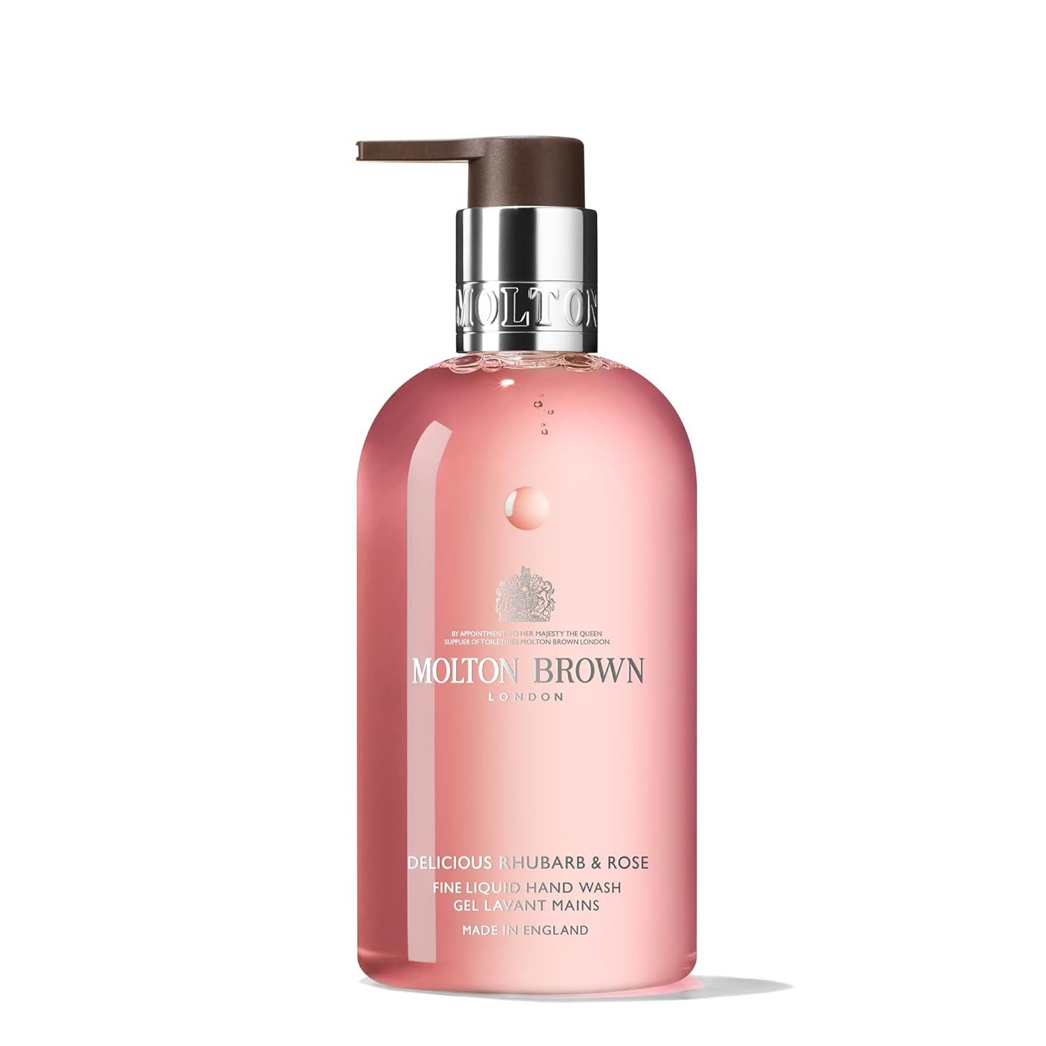 MOLTON BROWN Handseife Delicious Rhubarb & Rose edle Handseife 300 ml, 1-tlg.