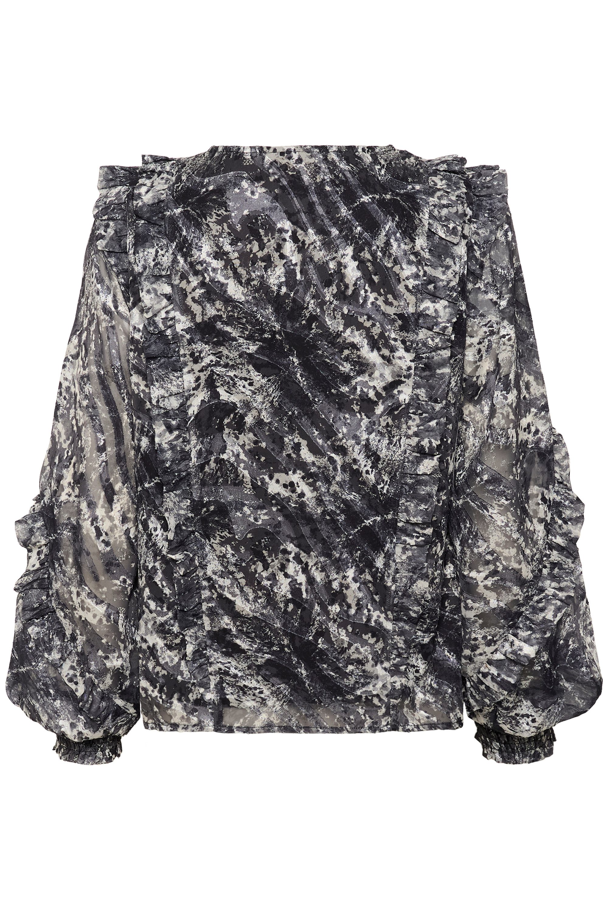 KAFFE Langarmbluse Langarm-Bluse KAalica