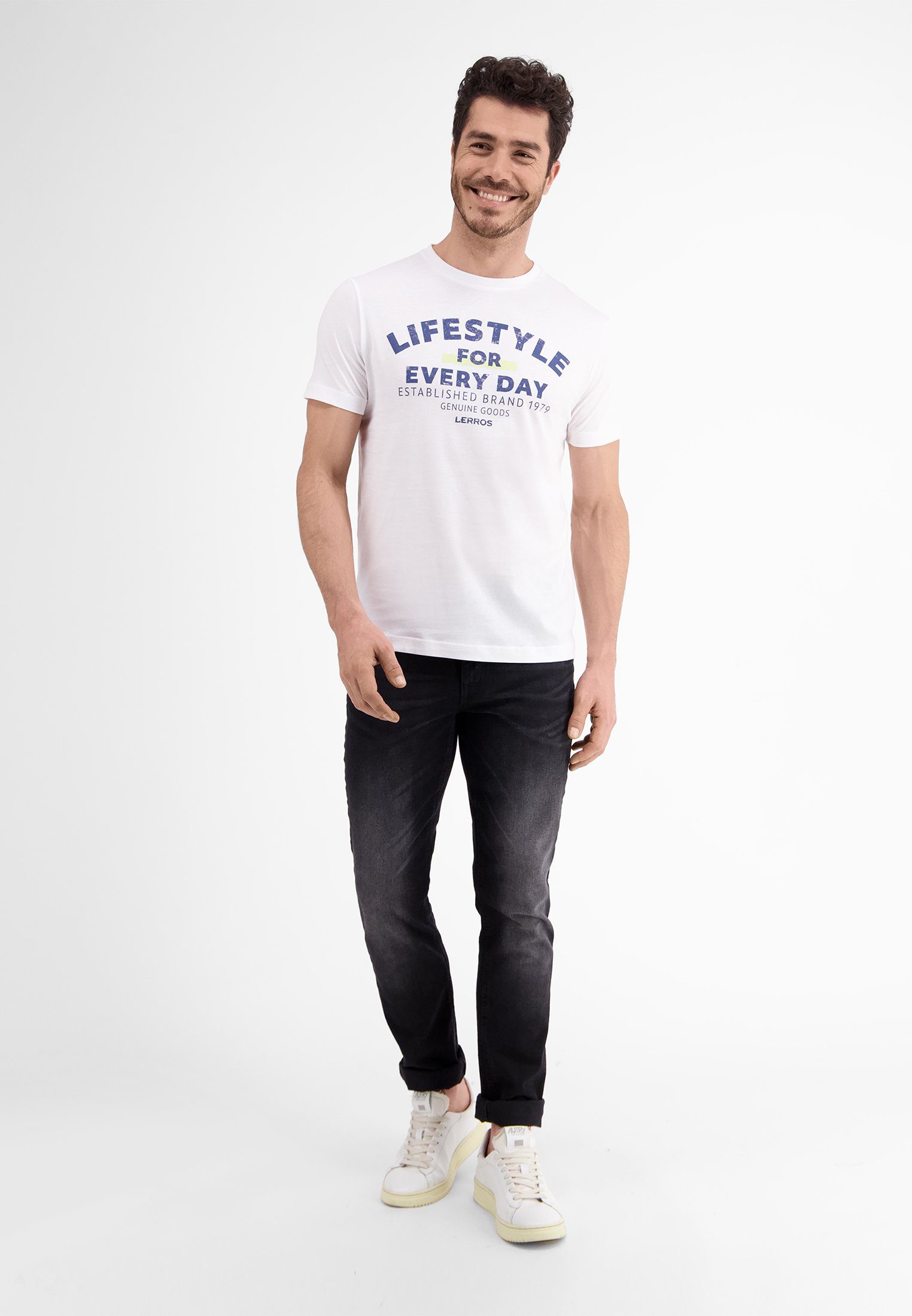 LERROS T-Shirt for day* WHITE *Lifestyle every LERROS T-Shirt