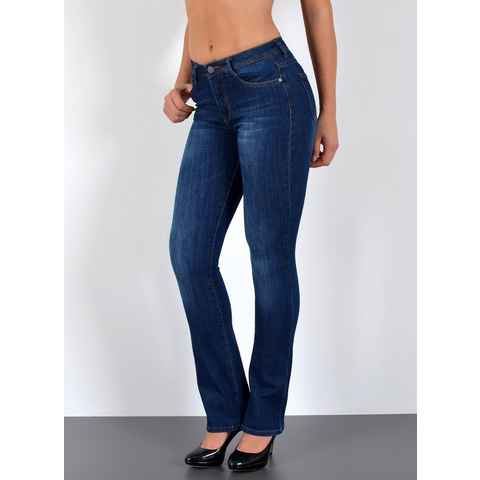 ESRA Bootcut-Jeans B700 Damen Bootcut Jeans High Waist, bis Übergröße / Plussize Große Größe, Damen Bootcut Jeans Hose weites Bein, Damen Jeans Bootcut hohe Leibhöhe, Damen Flared Jeans Bootcut Jeanshose Schlaghose Schlagjeans, Damen Bootcut weite Jeans Hose Bootcut, Damen Stretchjeans Damen High Waist Damen Jeanshose Damen, Damen Jeans Stretch Damen Hose Stretch Damen Jeans hoher Bund, Jeans Damen, Damen Jeans, Damen Jeans High Waist, High Waist Jeans Damen, Damen Jeans Stretch, Jeans Damen Stretch, Bootcut Jeans, Jeans Bootcut, Damen, Jeans Damen