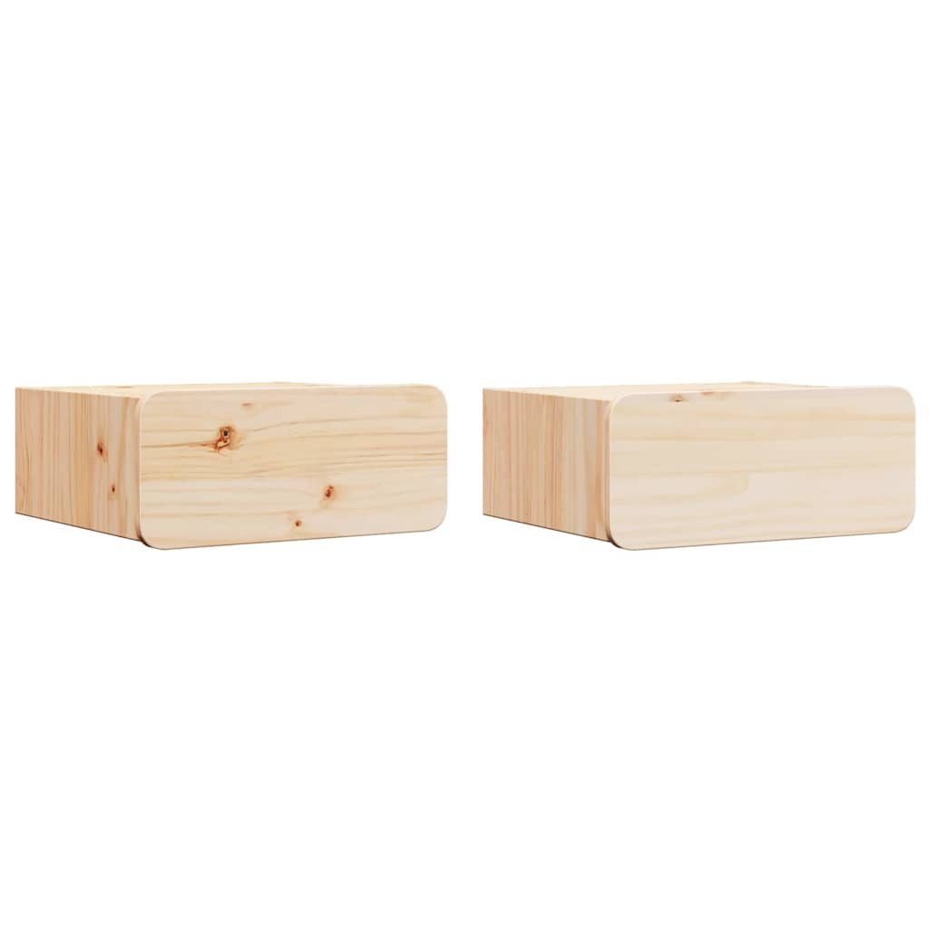 vidaXL Nachttisch Nachttisch 2 pcs Braun günstig online kaufen