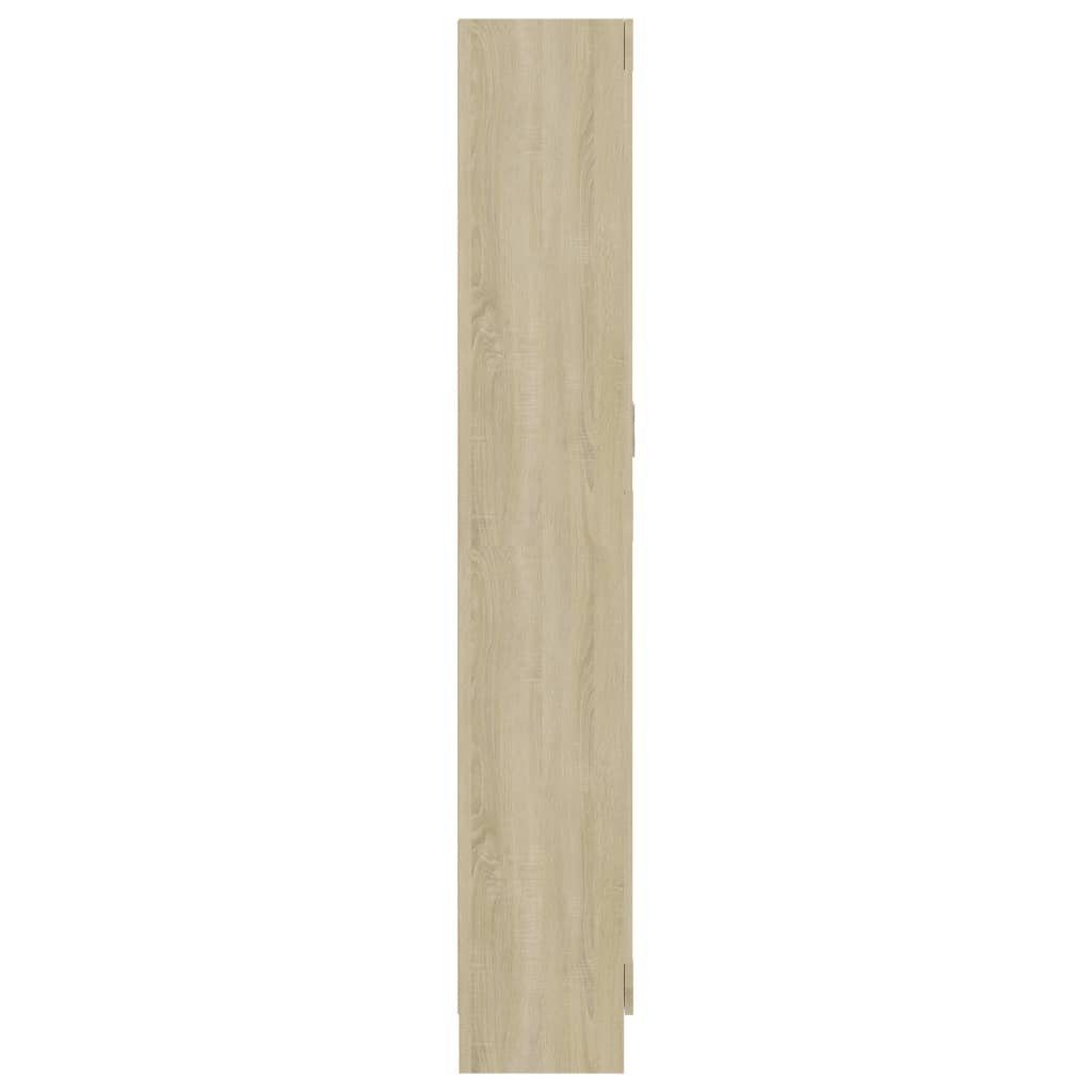 Bücherregal Sonoma-Eiche Holzwerkstoff furnicato Bücherschrank cm 82,5x30,5x185,5