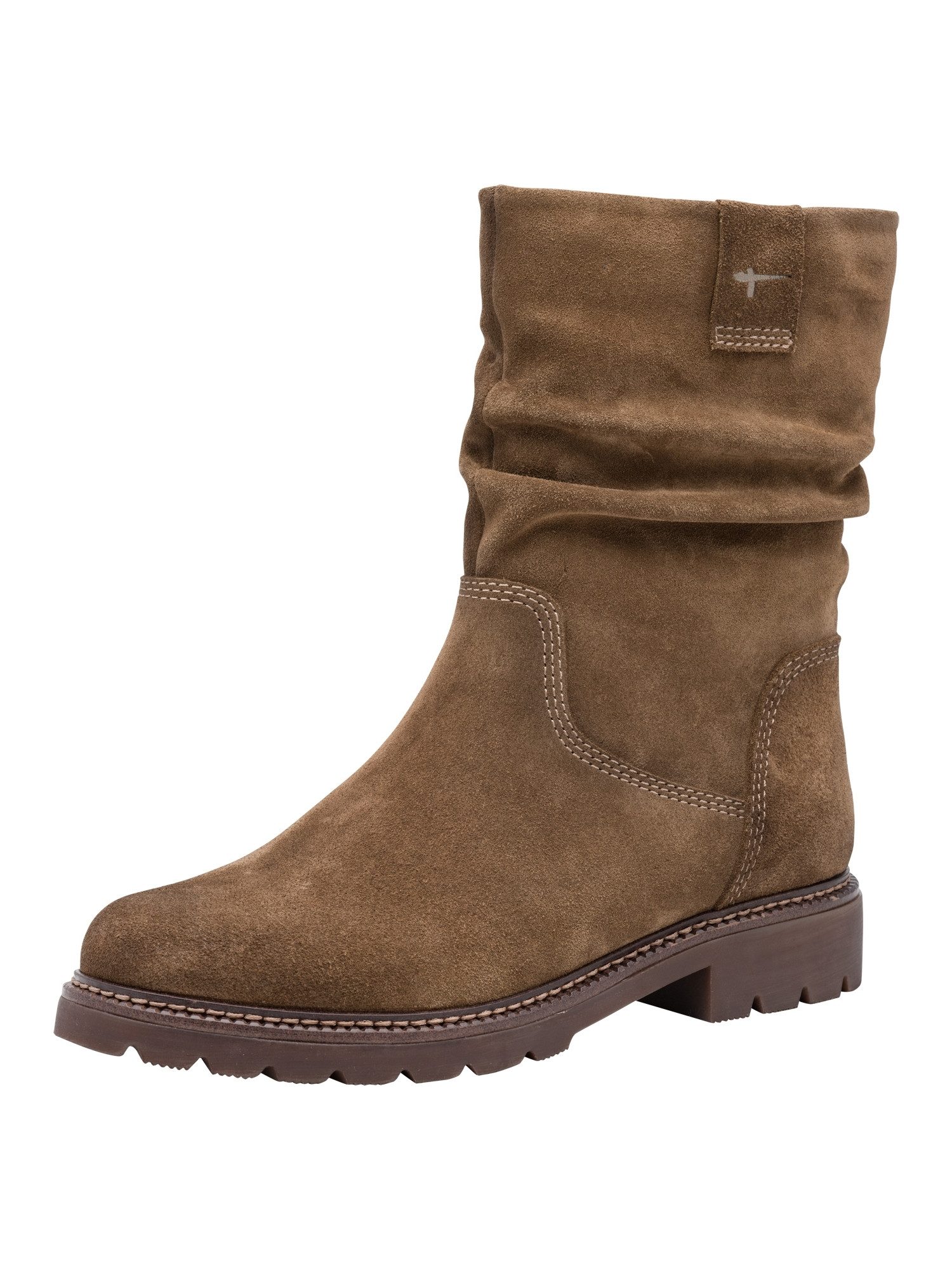 Tamaris TOUCH-IT aus Leder Blockabsatz 1-25410-47 Stiefel TOUCH-IT