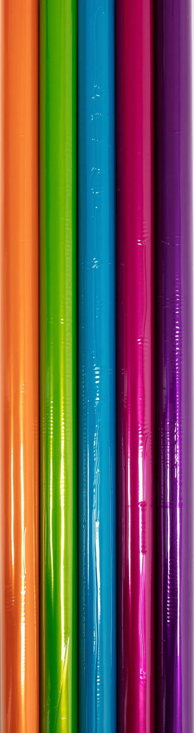 Geschenkpapier 30x Geschenkfolie/Blumenfolie 30 Rollen 2x0,7m Sort. 95591C