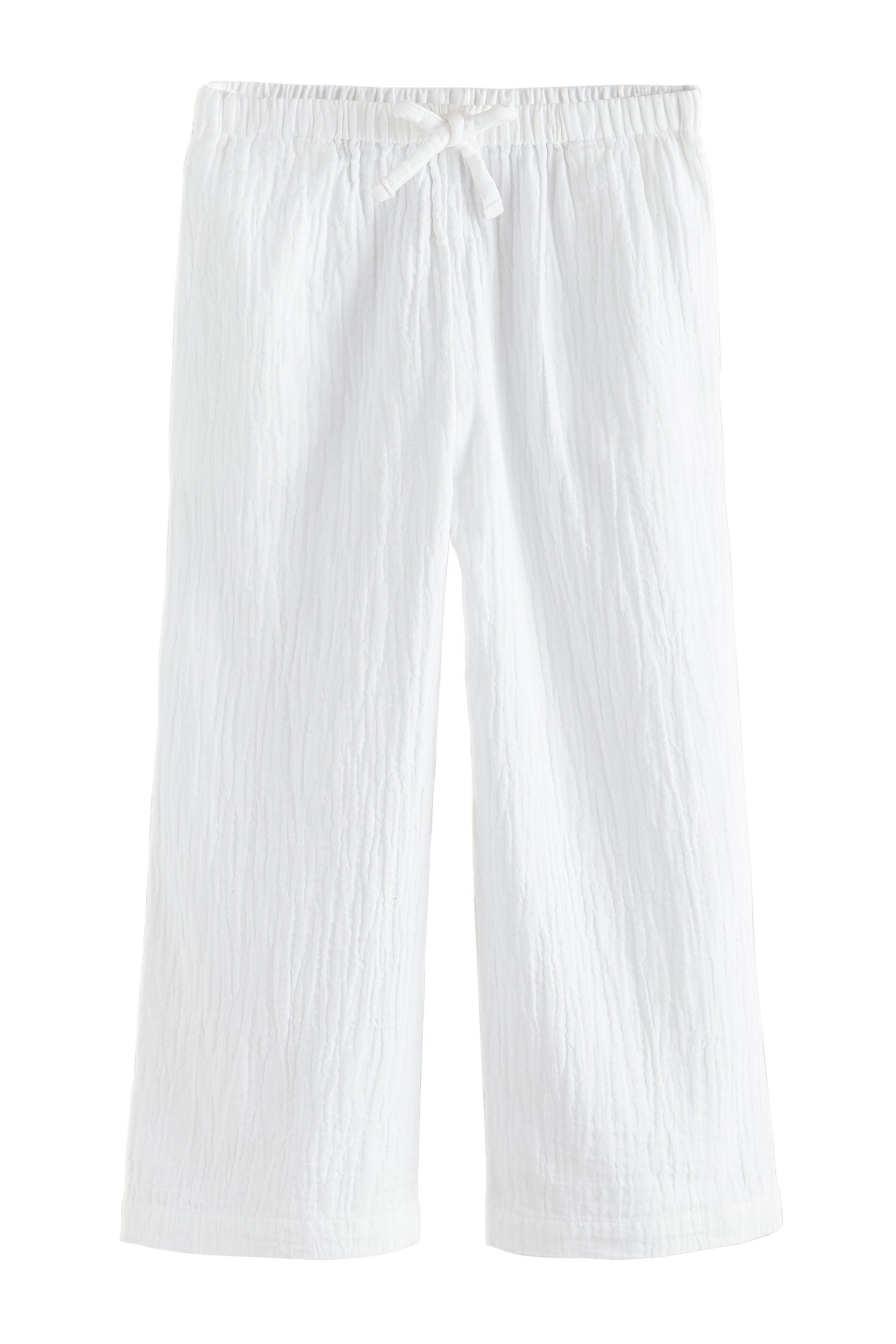 Next Dehnbund-Hose 2er-Pack Hosen mit weitem Bein (2-tlg)