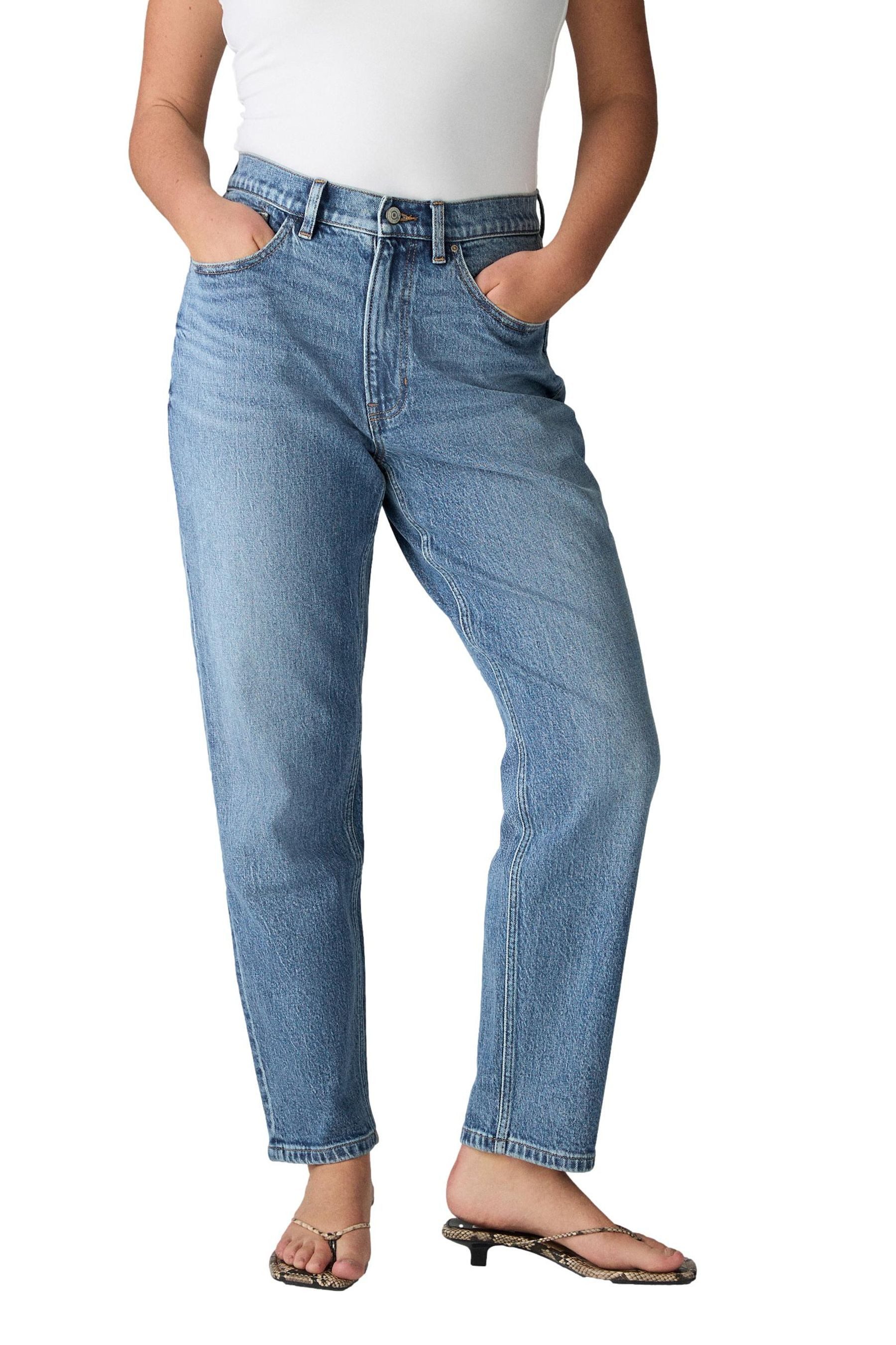 Comfort-fit-Jeans Mom-Jeans mit Comfort-Stretch, Kurzgröße