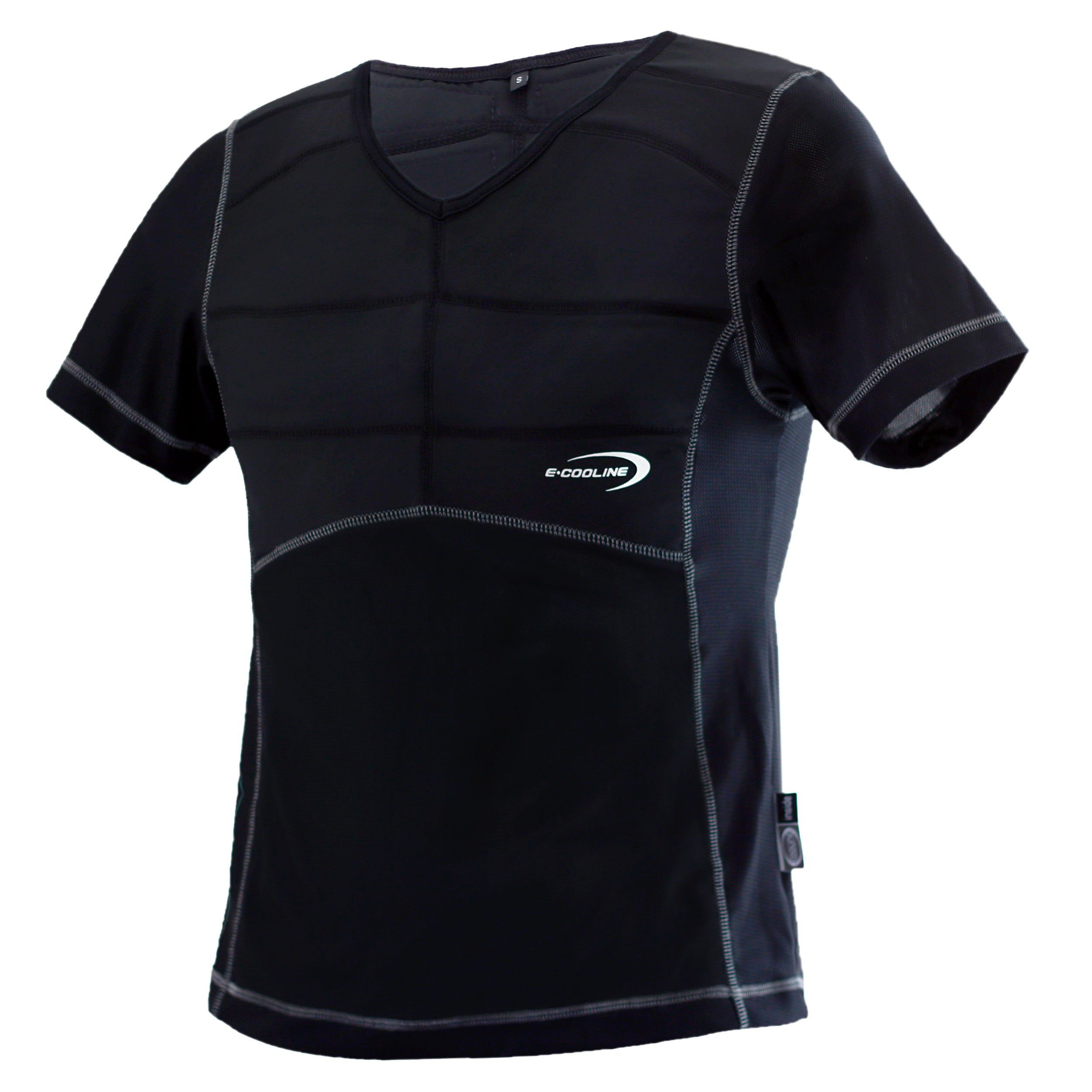 E.COOLINE Funktionsshirt Powercool SX3 kühlendes T-Shirt - Kühlung durch Aktivierung mit Wasser Kühlshirt