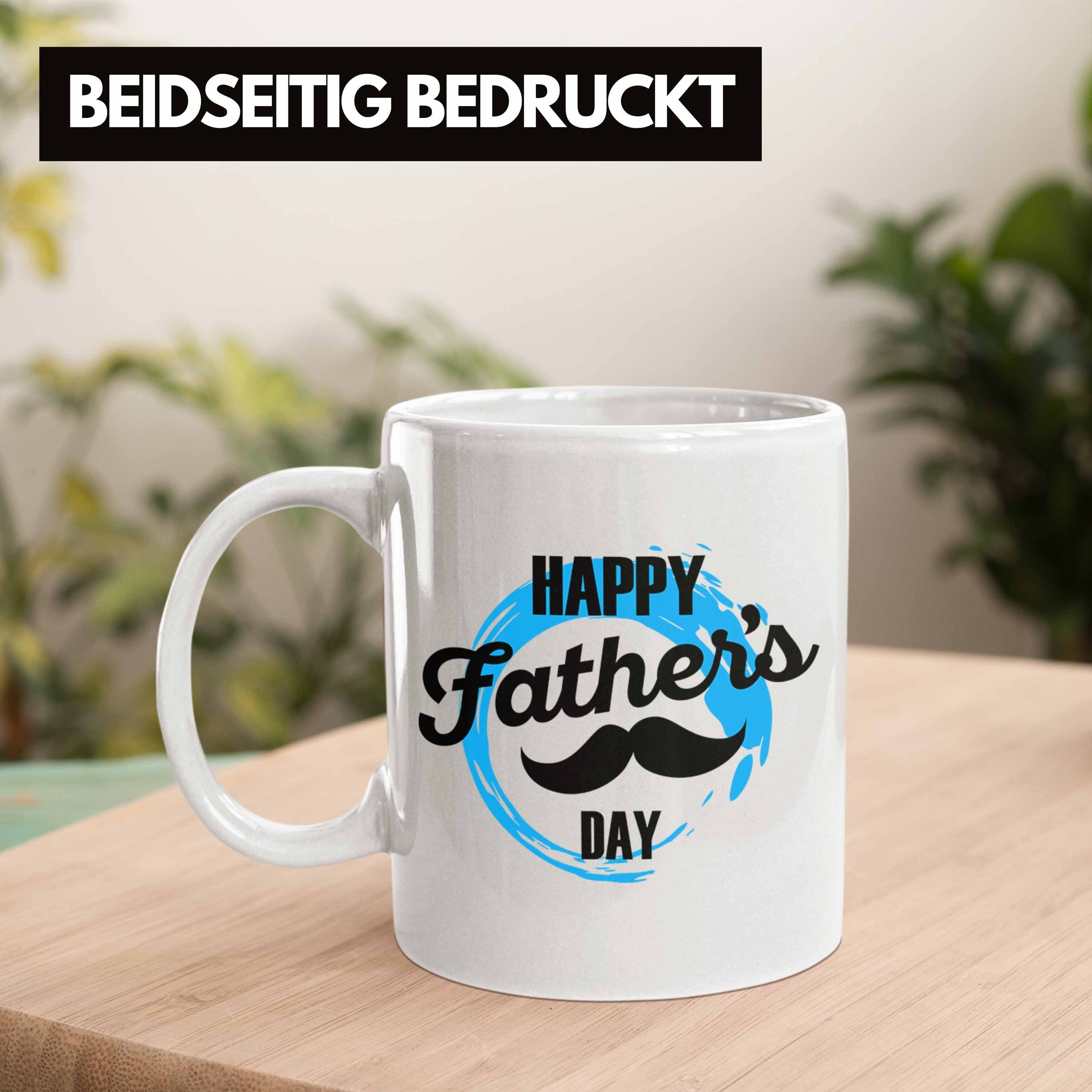 für Happy Tasse Father's Tasse den Day Weiss Papa für Vatertag Geschenk Trendation