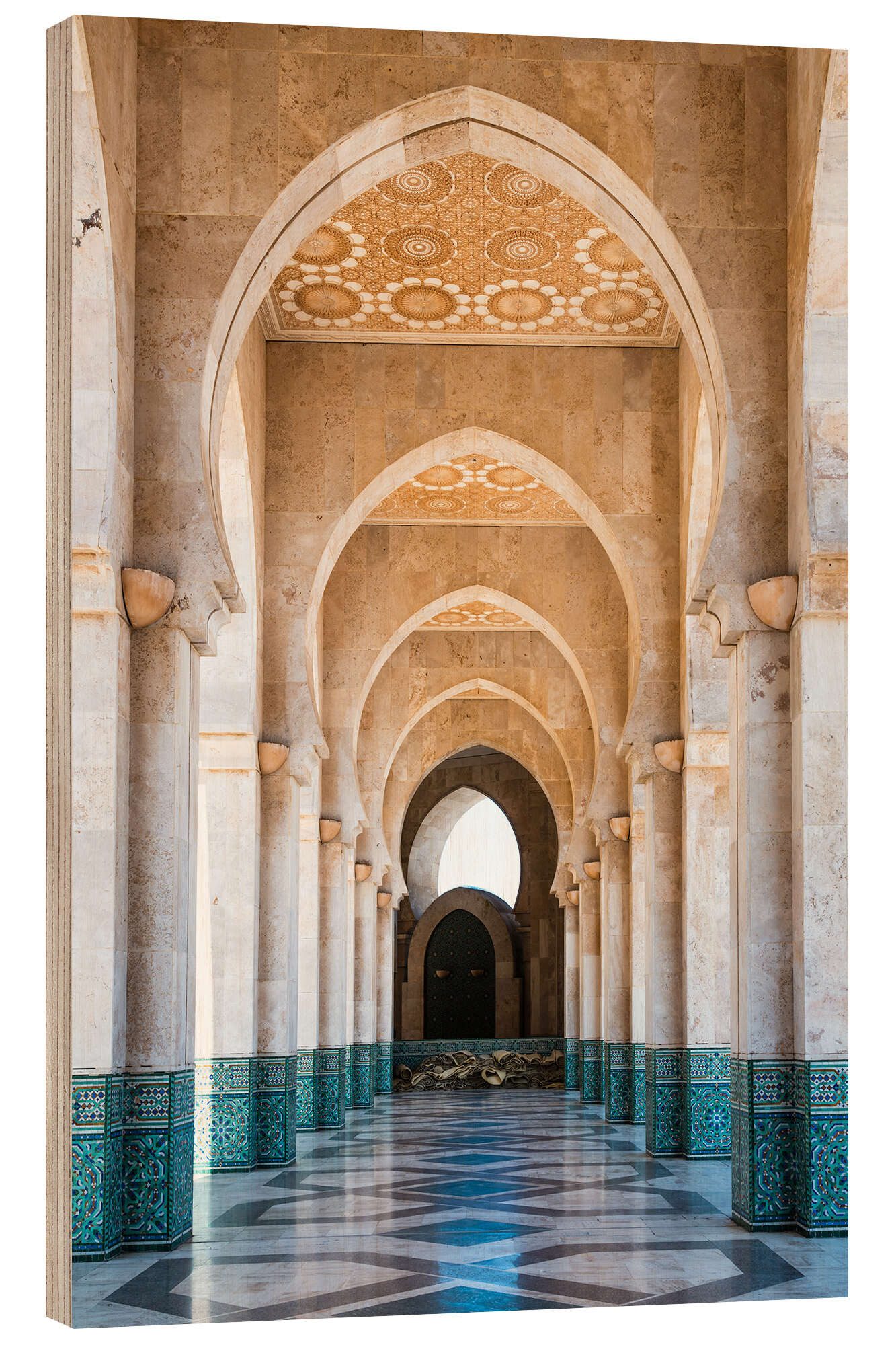 Posterlounge Wandbild Korridor im arabischen Stil