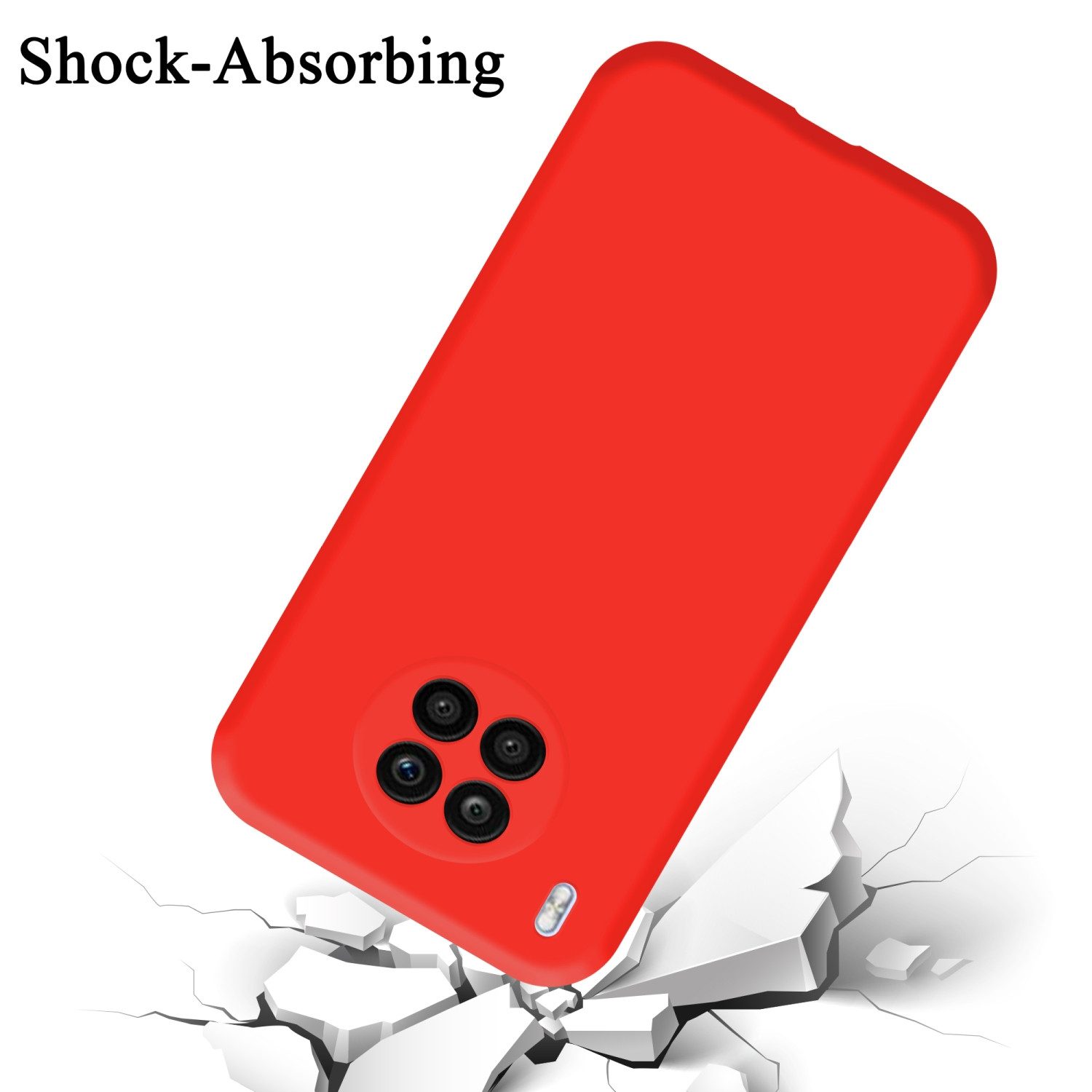 Cadorabo Handyhülle für Honor 50 LITE Hülle Honor 50 LITE, Flexible Hülle TPU Silikon Schutzhülle Back Cover Case