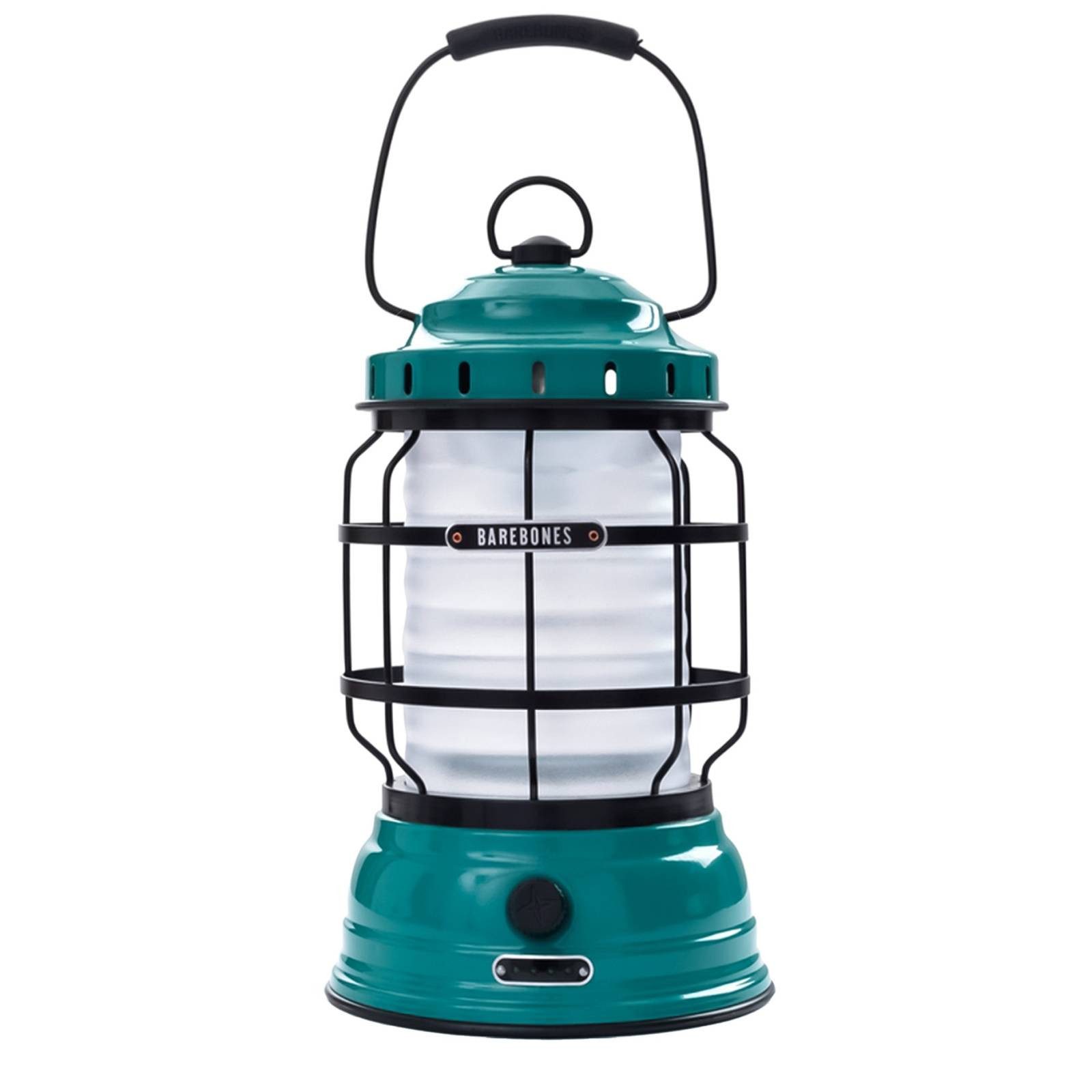 Barebones Laterne "Forest Lantern" Camping, Outdoor, mit Akku aufladbar, LED-Laterne im Vintagestil, Retro Look, dimmbar