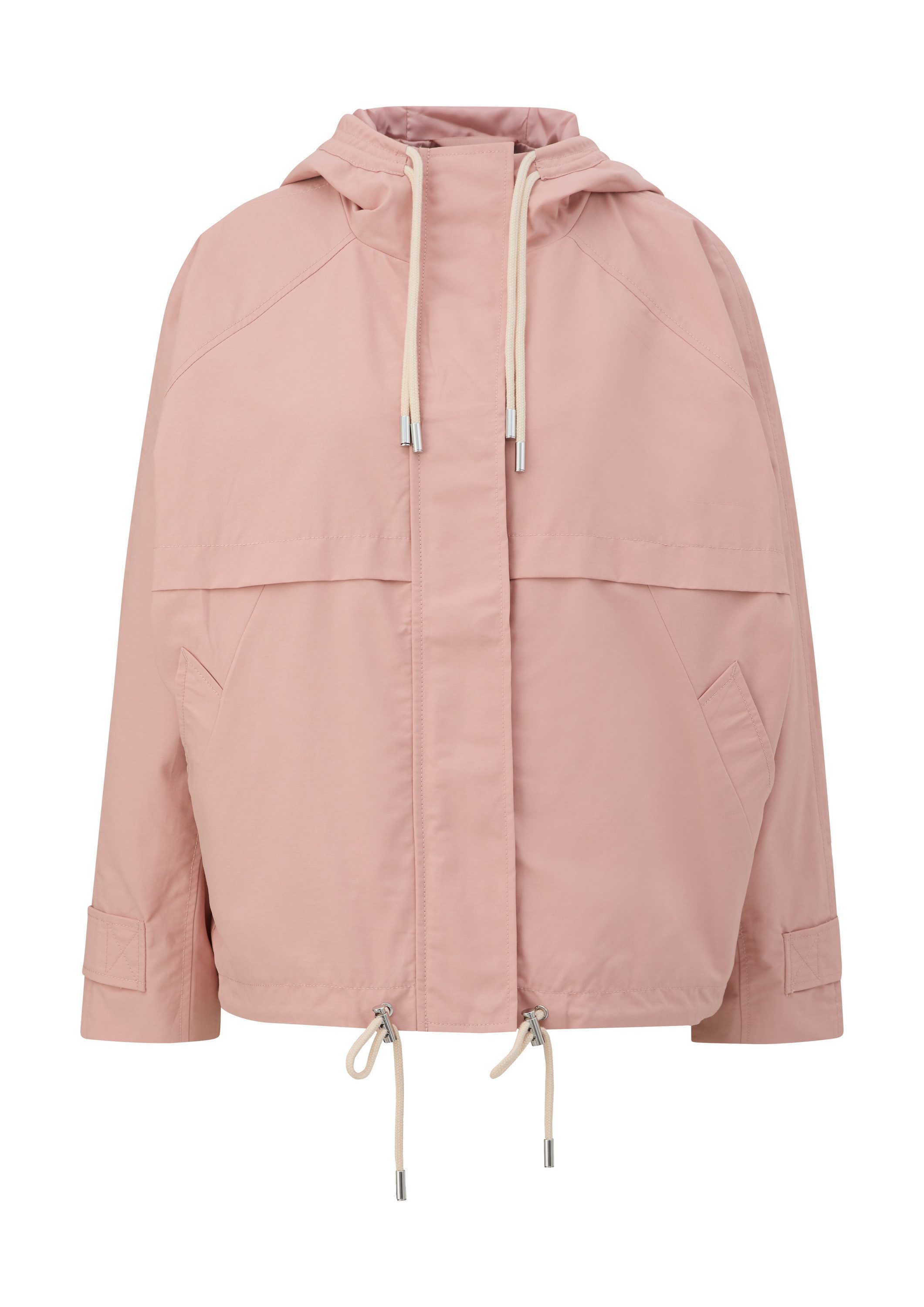 s.Oliver Funktionsjacke Outdoor-Jacke Kapuzenjacke mit Garment Wash günstig online kaufen