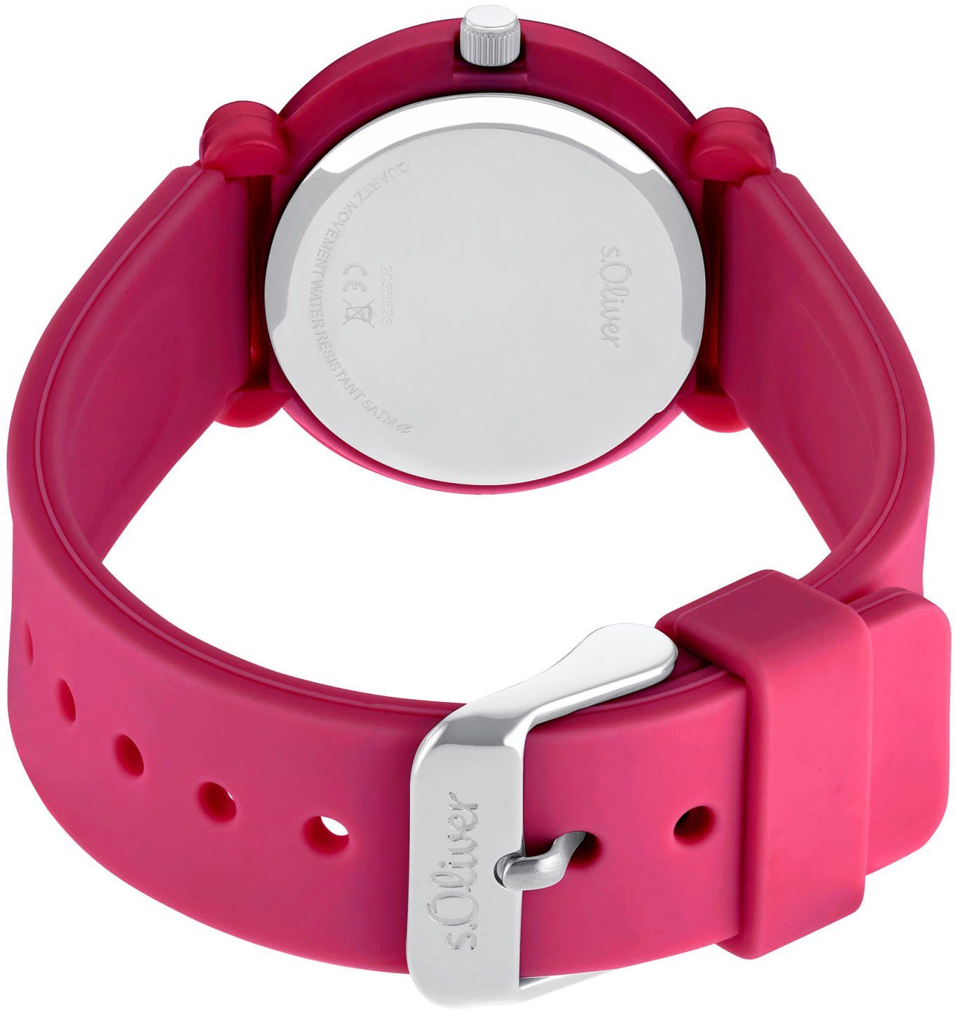 s.Oliver Quarzuhr 2036533, ideal auch als Geschenk, Atemberaubend schöne  Armbanduhr für Mädchen