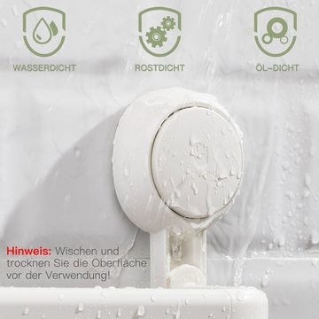 Ulinek Handtuchhalter »Handtuchhalter ohne Bohren mit 5 abnehmbaren Handtuchhaken«, Saugnapf Max 10 KG