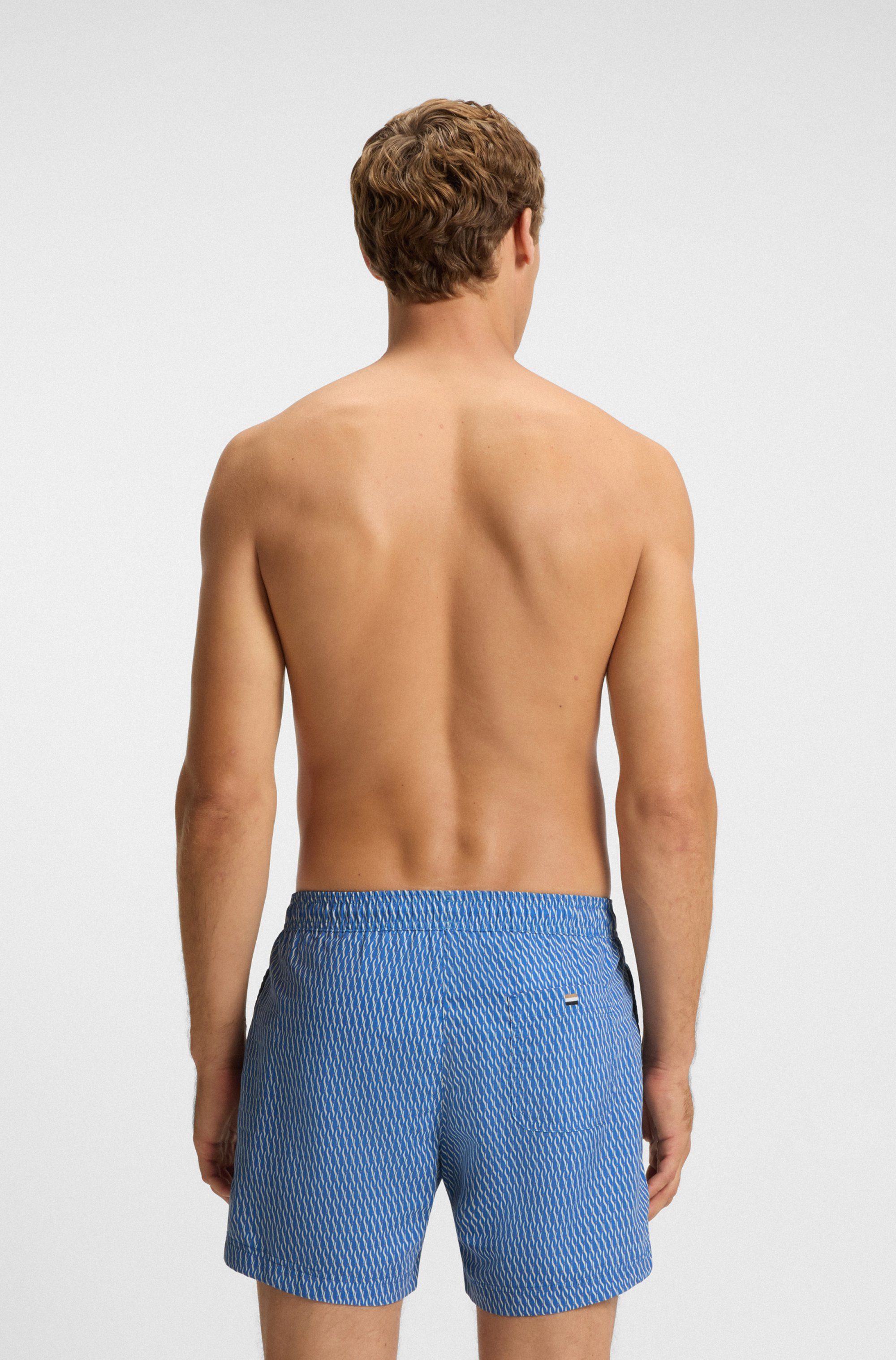 BOSS Badeshorts Vibe mit Allover-Druck