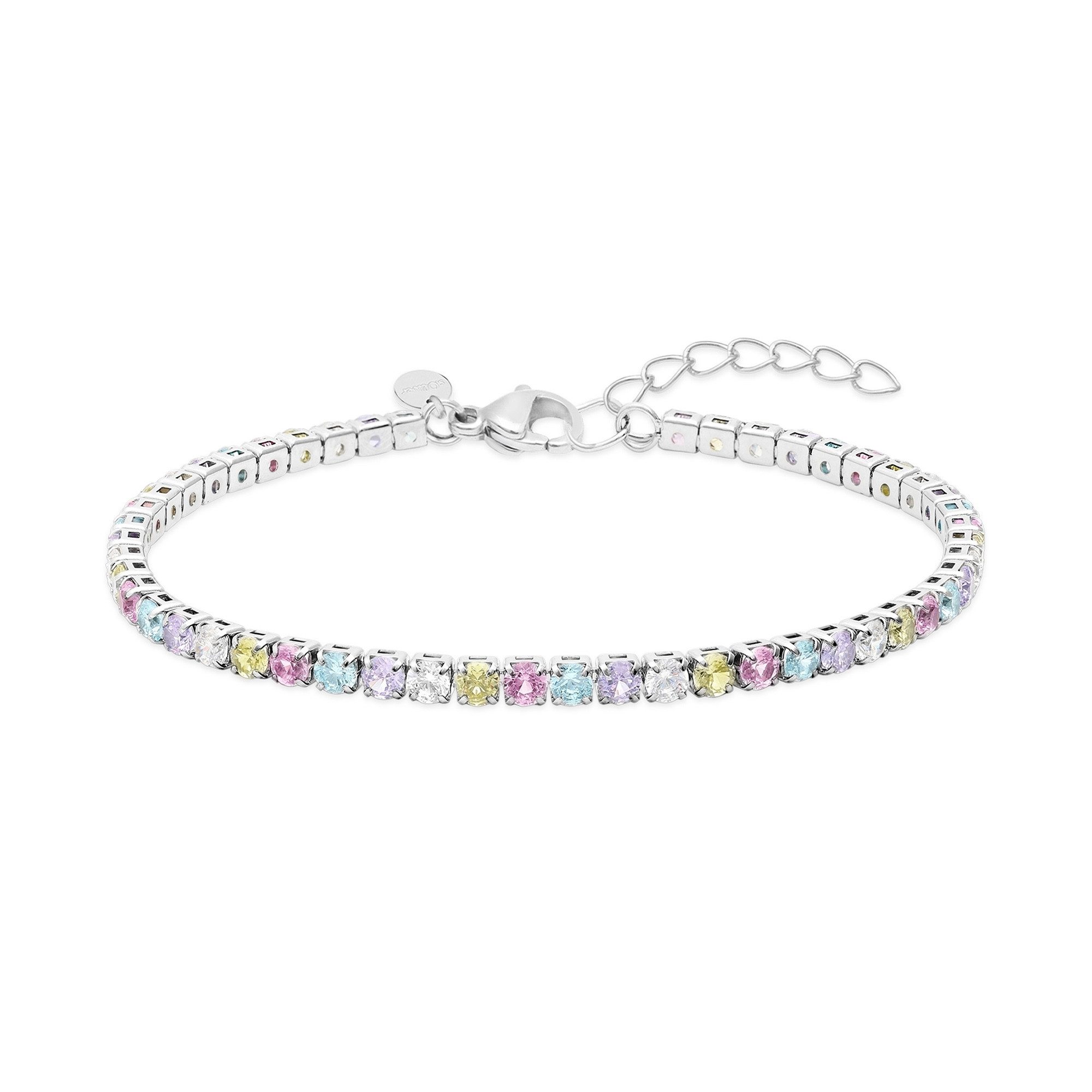 s.Oliver Armband Stone Row, mit Zirkonia (synth)