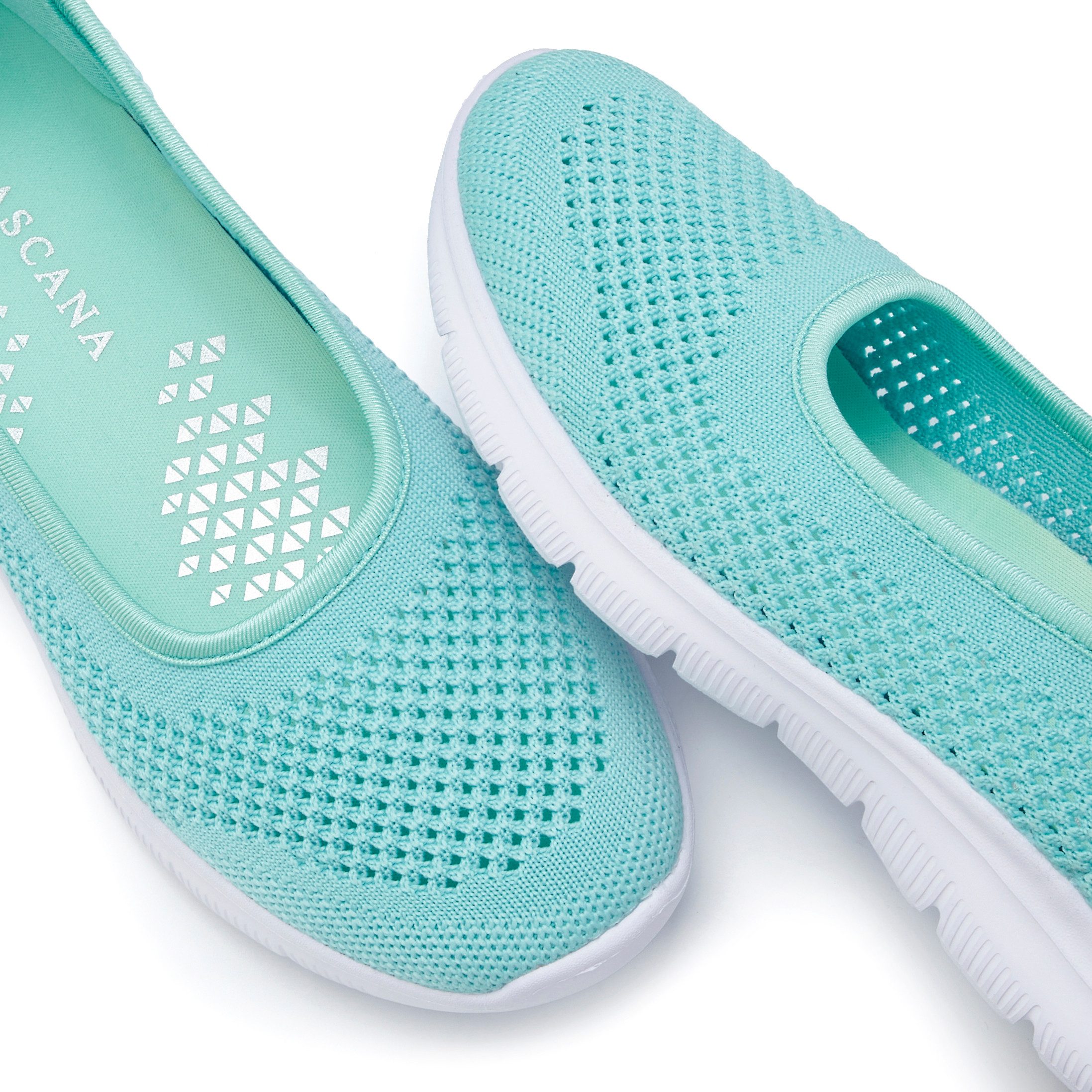 LASCANA Halbschuh, Slip-On-Sneaker, Sneaker Ballerinas zum Reinschlüpfen VEGAN