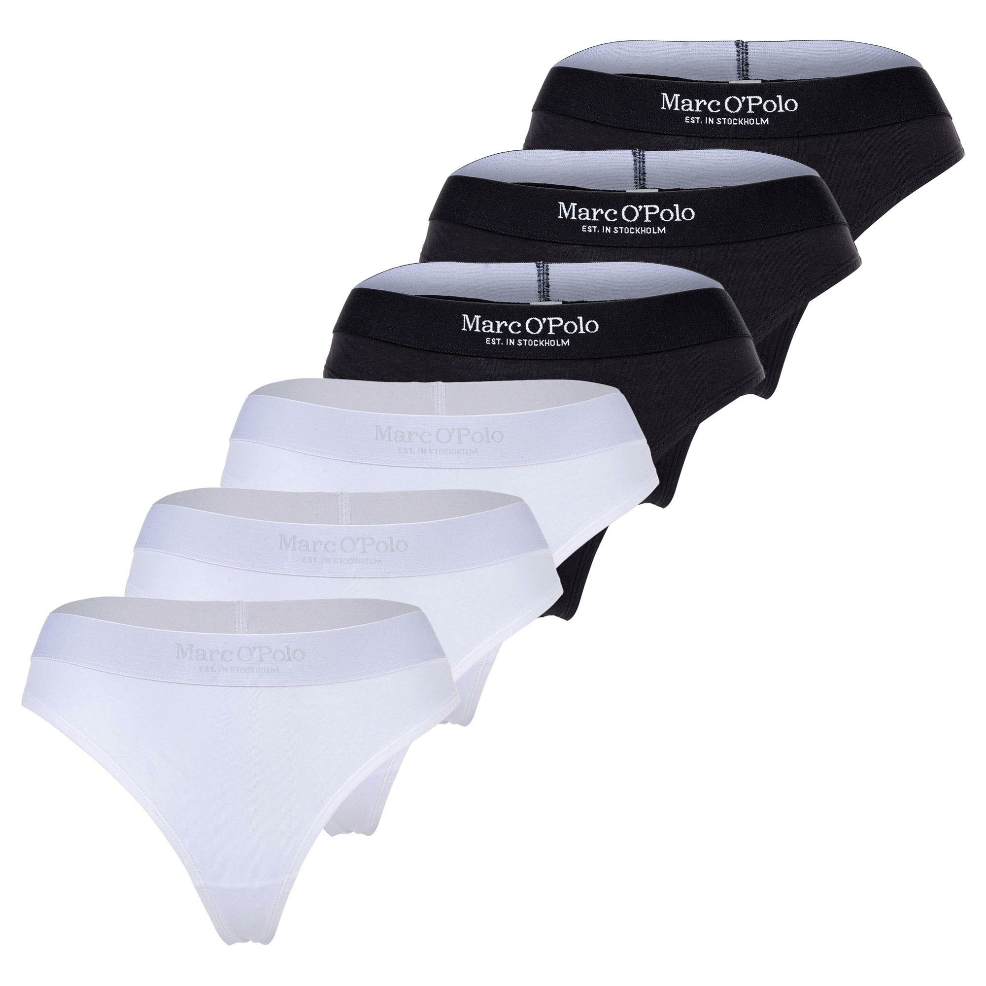 String Damen String 6er Pack Baumwolle