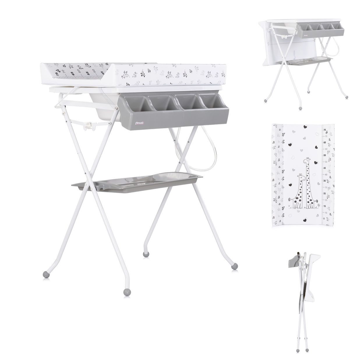 Babybadewanne Babywanne Wickeltisch Aqua