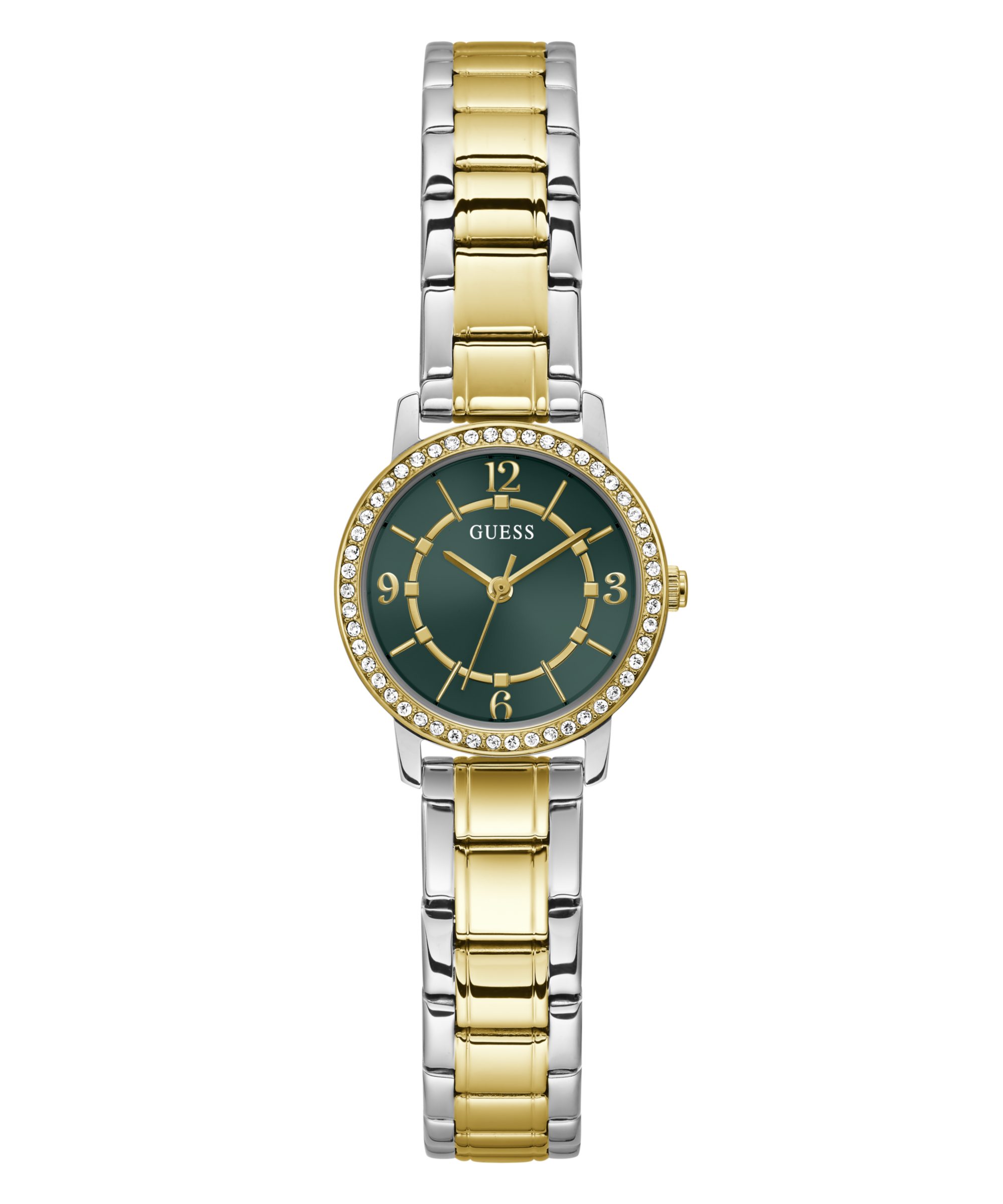 Guess Quarzuhr MELODY GW0468L7, Armbanduhr, Damenuhr, Edelstahlarmband, analog