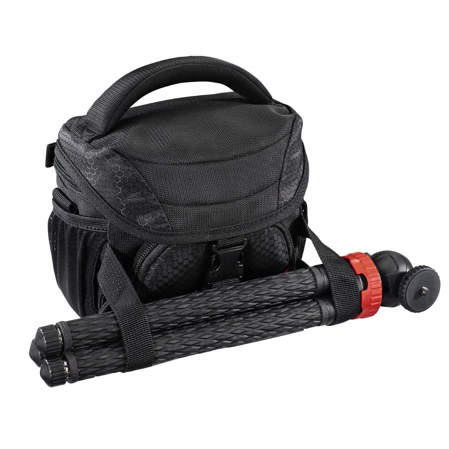Hama Kameratasche Kamera-Tasche Pittsburgh 100 Foto-Tasche Universal (Set), Case Schultergurt Tragegriff Zubehör-Fächer Systemkamera Digitalkamera