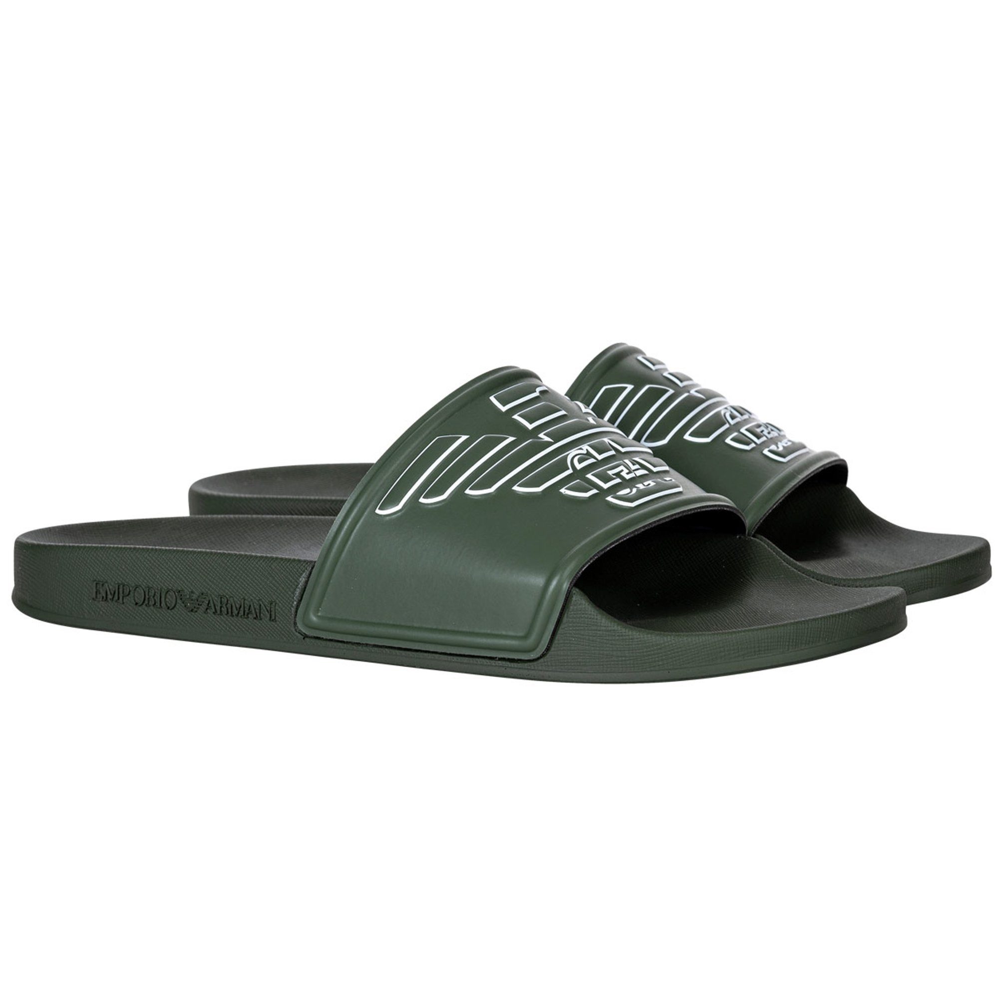 Emporio Armani Herren Badesandale Synthetisch Pantolette