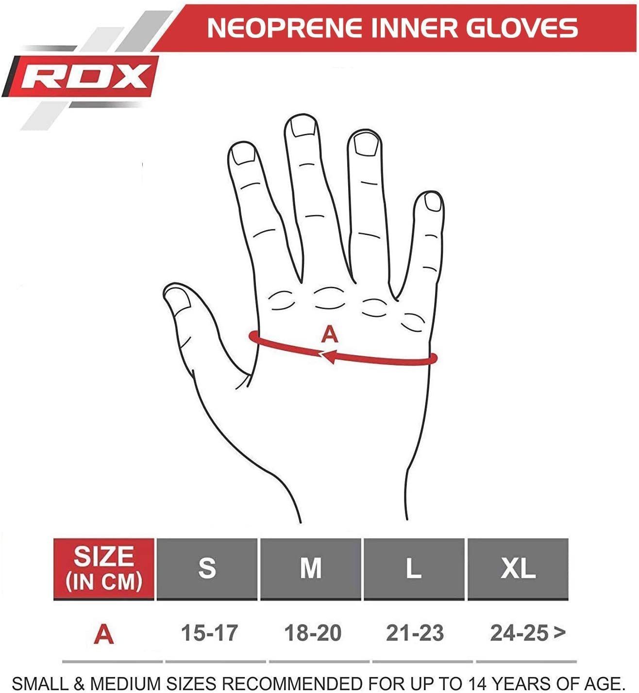 RDX Sports Boxhandschuhe RDX Innenhandschuhe MMA Boxing Wraps Handschuhe Martial Arts