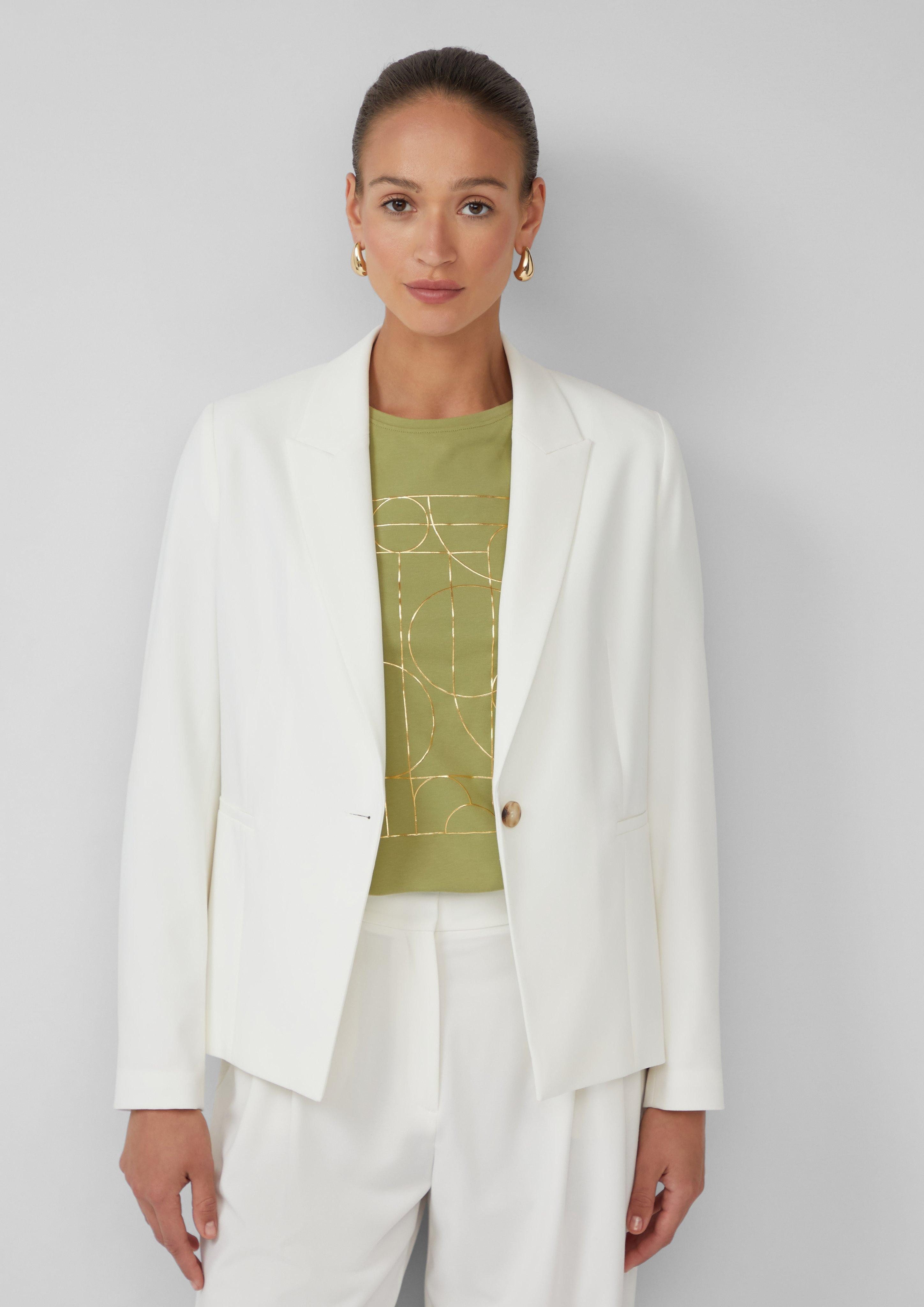 Jackenblazer Antaillierter Blazer aus Viskosemix