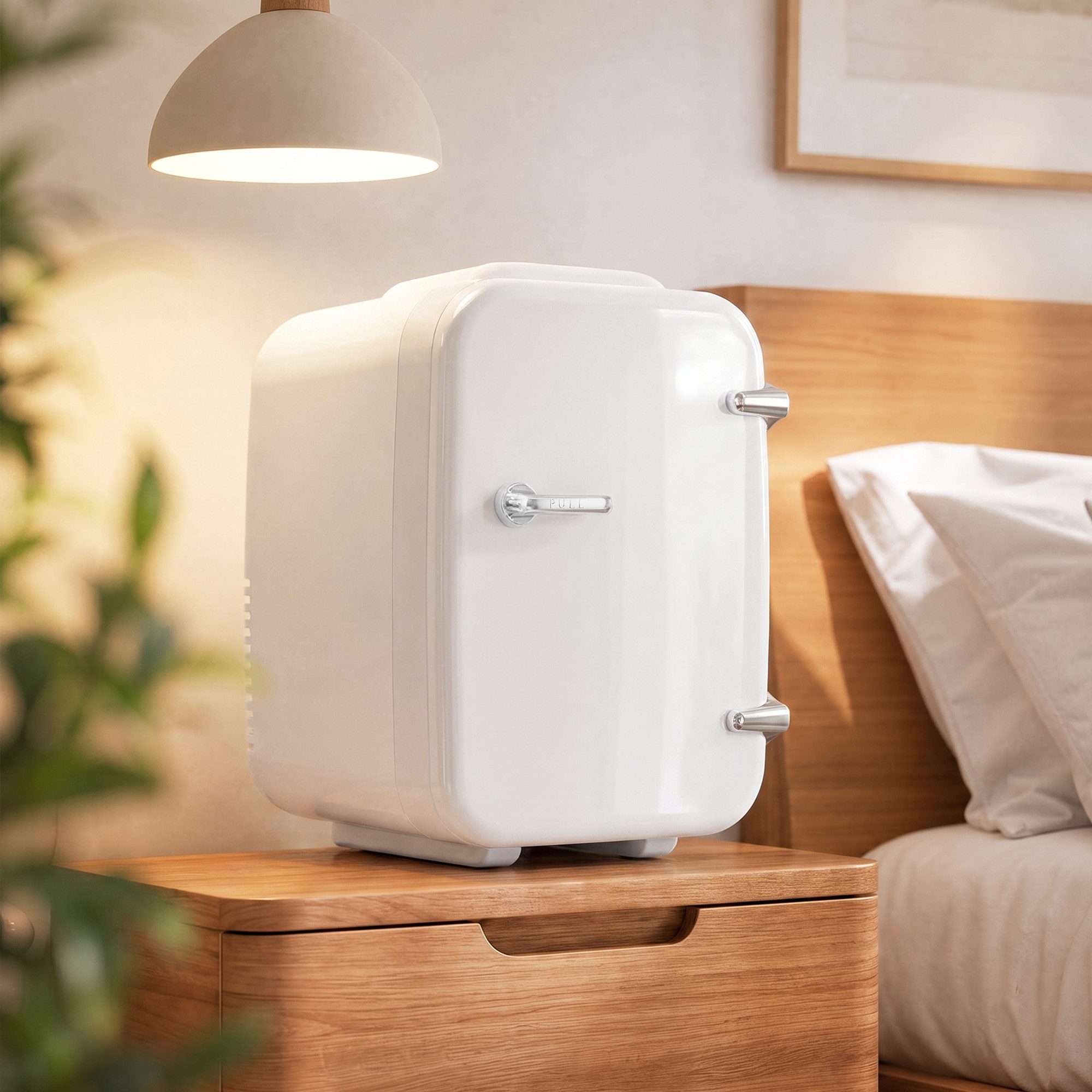 SONGMICS Elektrische Kühlbox Mini Getränkekühlschrank mit Kühl- und Heizfunktion, Tragbarer Mini mit Kühl- und Heizfunktion – Bild 3 von 5