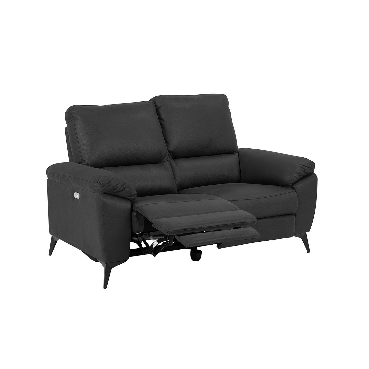ACTONA GROUP Sofa Rie Sofa 2-Sitzer Recliner elektrisch, grau., 1 Teile