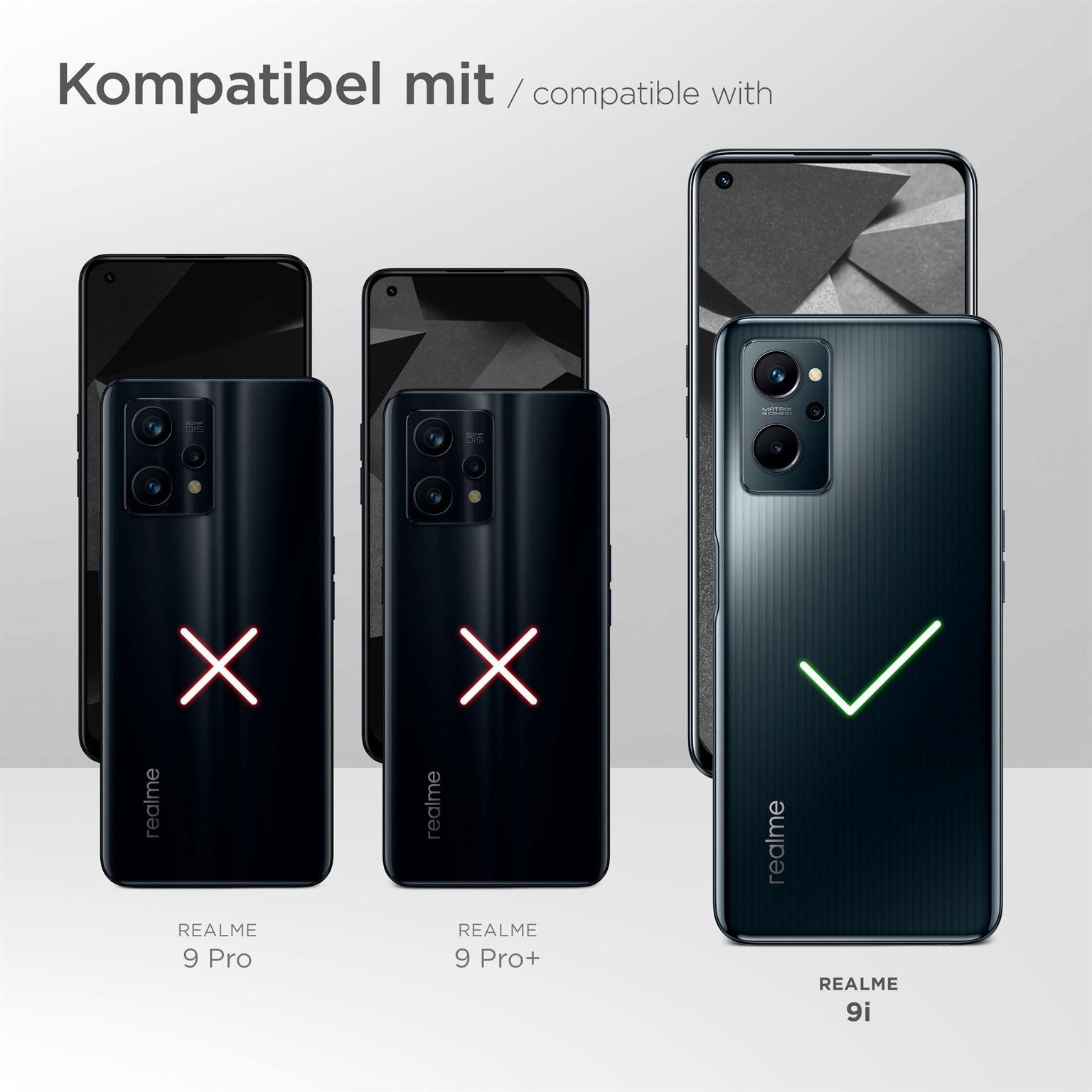 ONEFLOW Handyhülle für Realme 9i Hülle Silikon Soft Case Petrol Grün 6,6 Zoll, Silikonhülle Cover Dünn Handytasche TPU Schutzhülle mit Kameraschutz