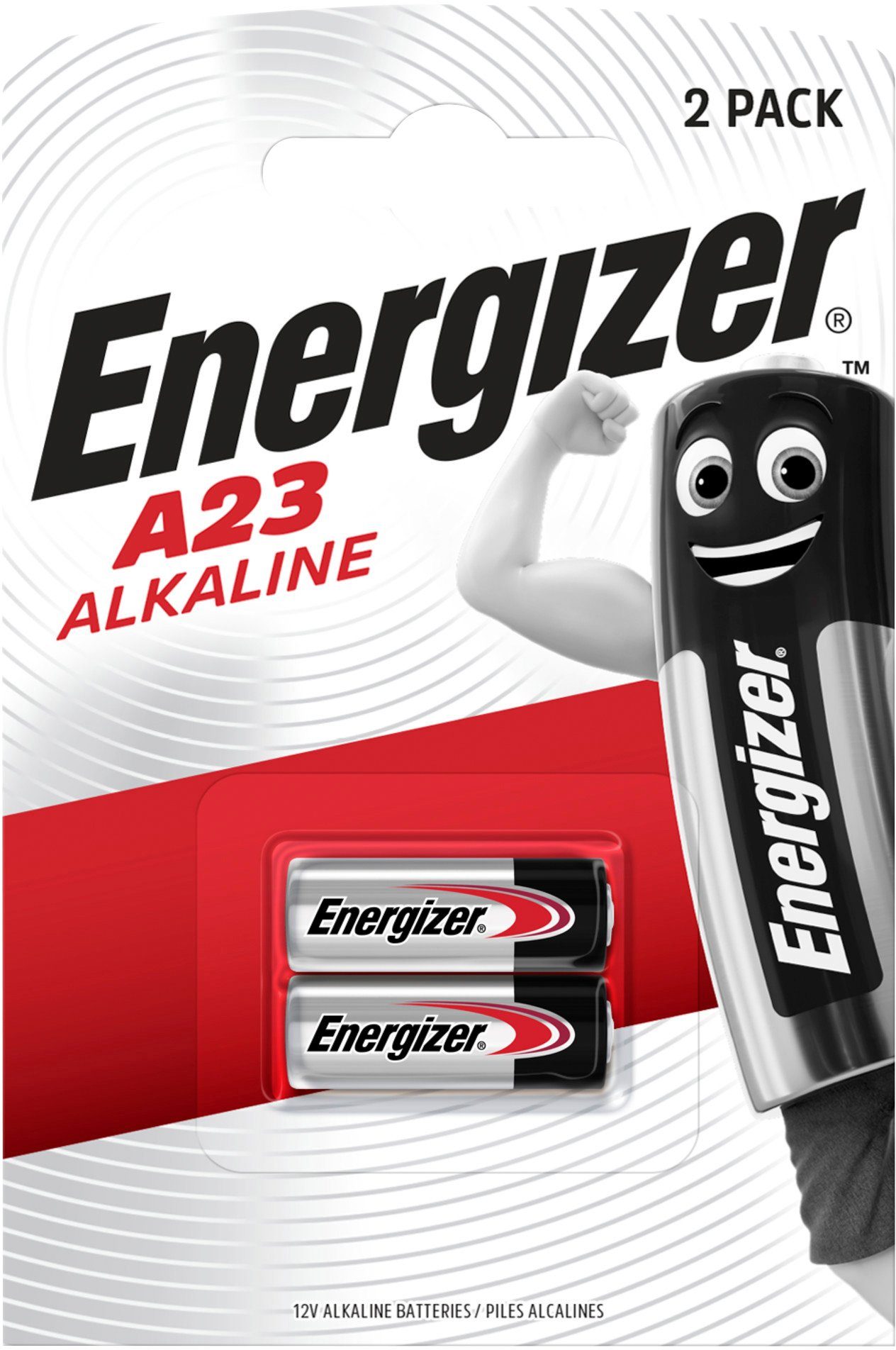Energizer 2er Pack Alkali Mangan A23 Batterie, (12 V, 2 St)